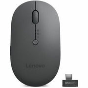 Lenovo Mouse Universal Ambidextrous Bluetooth + USB Type-C Optical 2400 DPI up to 3 Months of Battery Life 5xbutton 2-way Scroll Wheel WIN 10/11