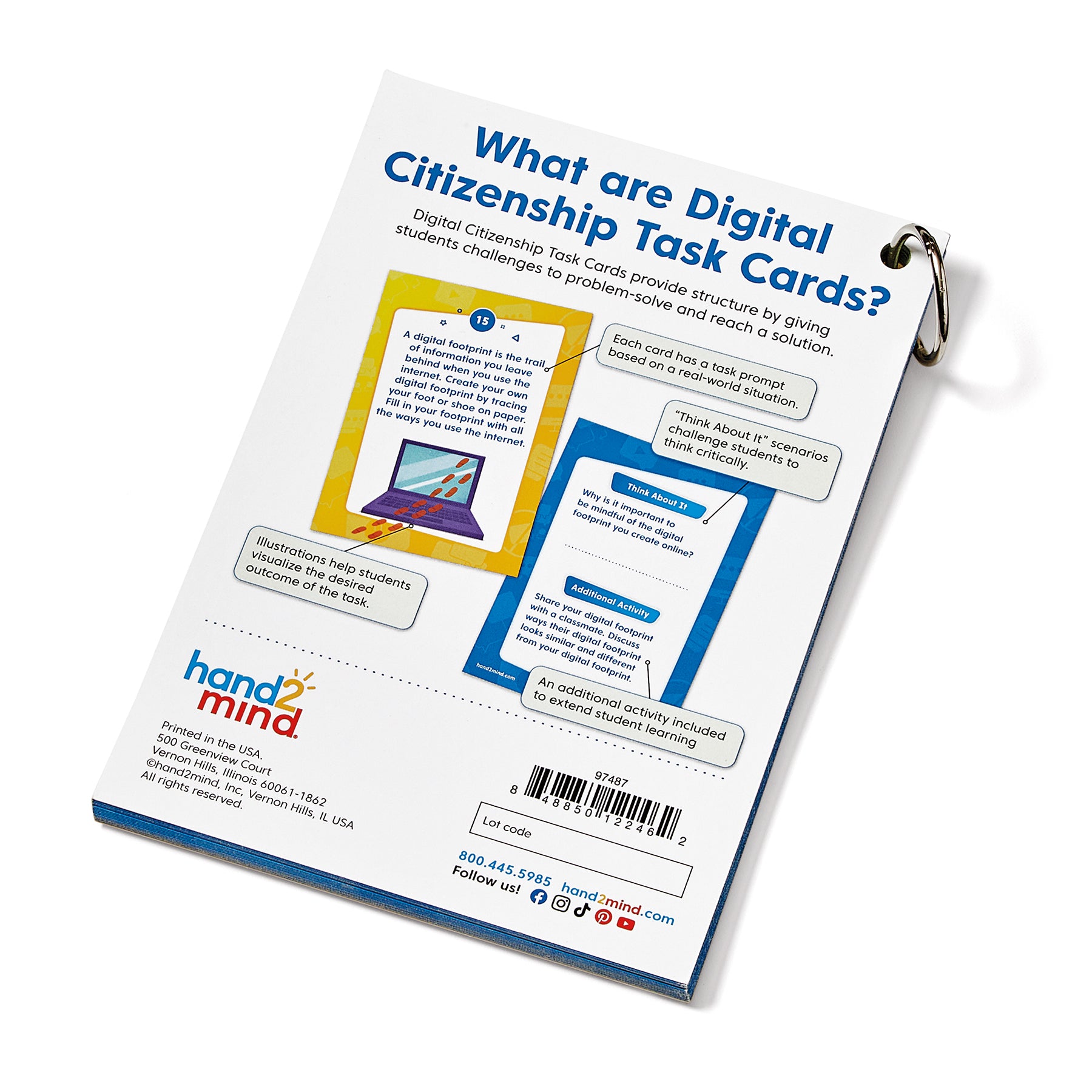 Hands-On Digital Citizenship Beginner Task Cards
