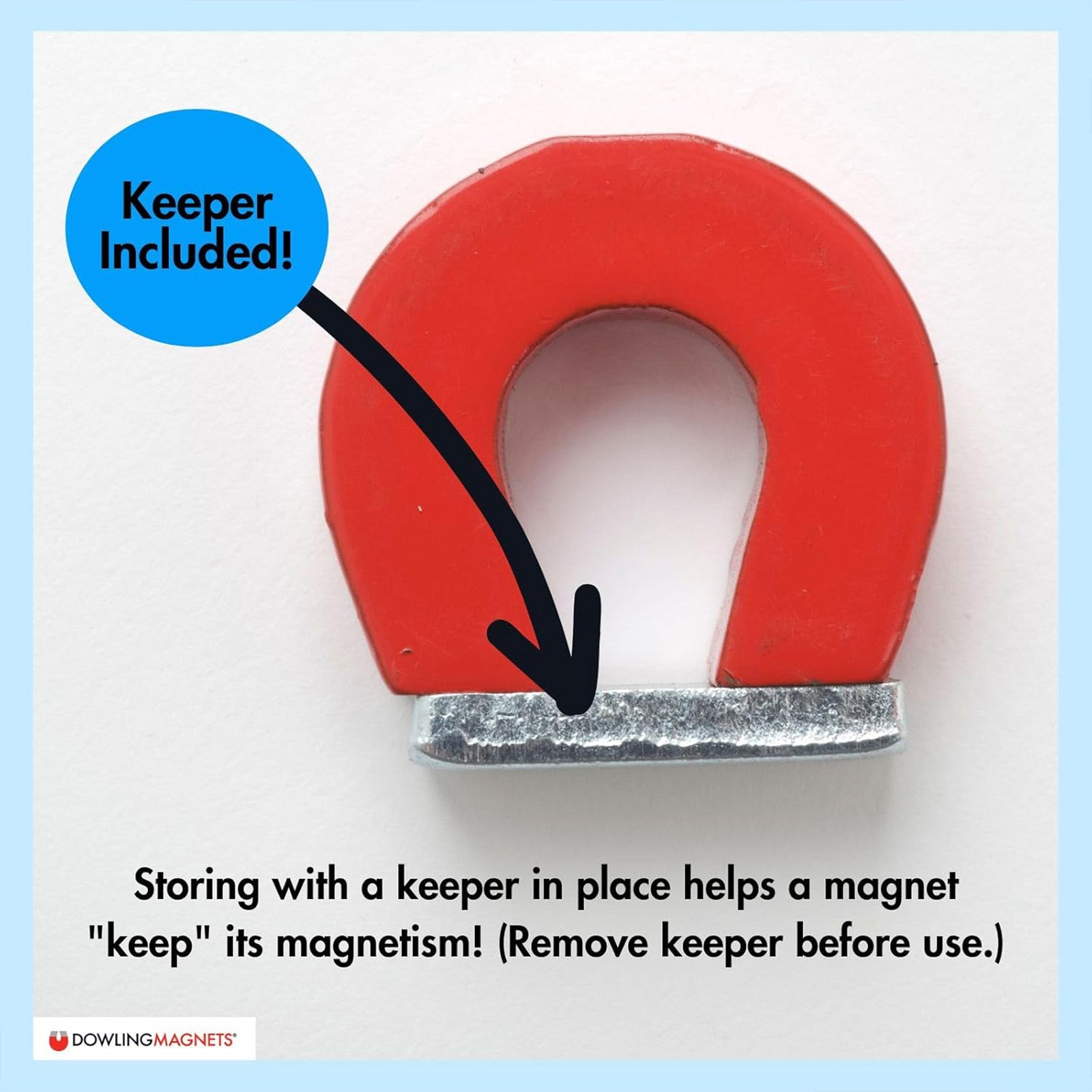 Alnico 1" Horseshoe Magnet