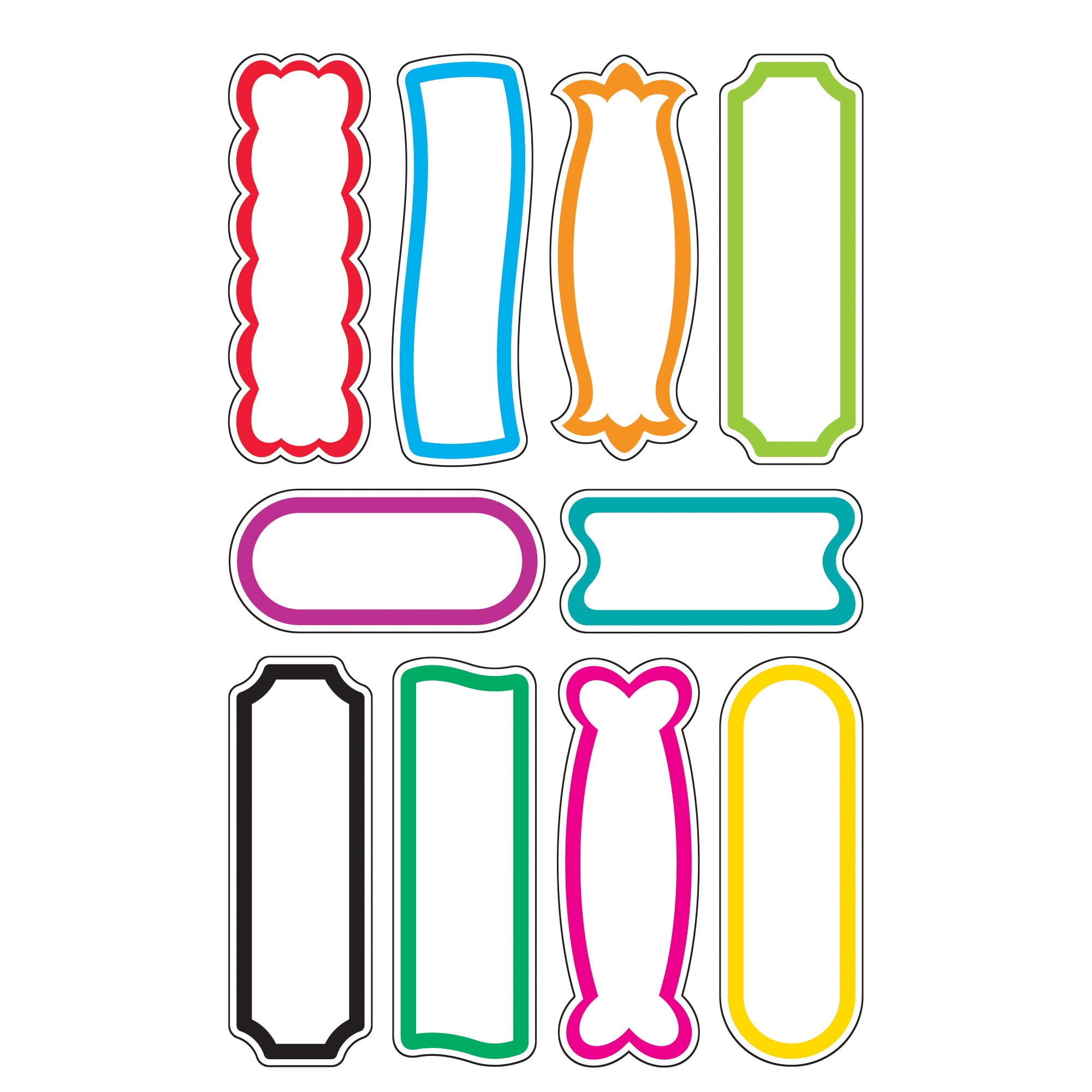 Labels superShapes Stickers-Large, 80 ct