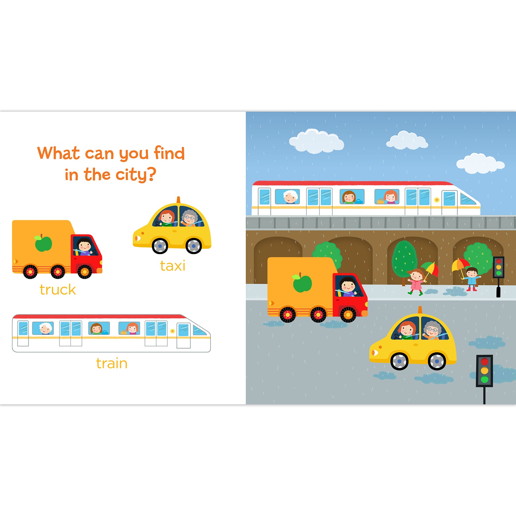 Find It Things That Go Board Book