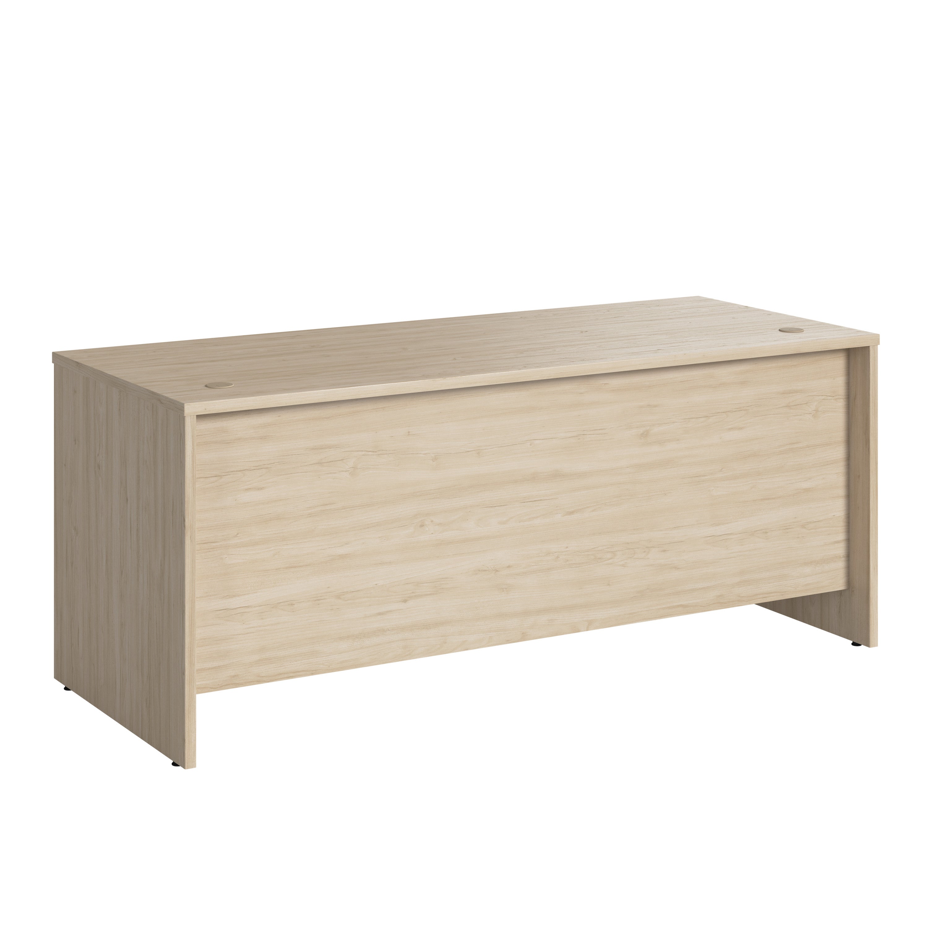 Bush Business Furniture Studio C 72W x 30D Office Desk in Natural Elm - 71.02" Width x 29.37" Depth x 29.84" Height