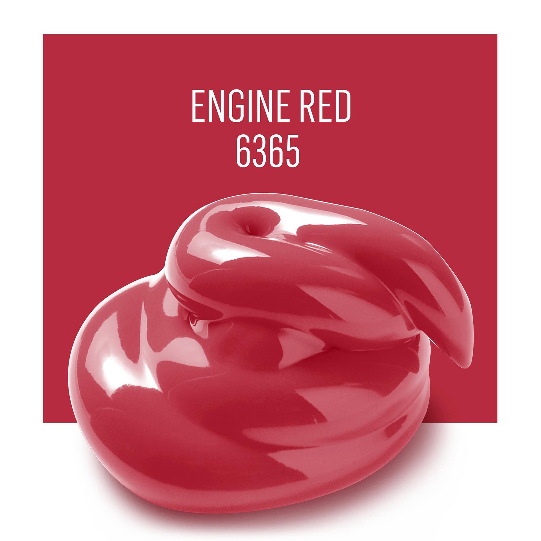 Acrylic Paint Matte, 16oz., Engine Red