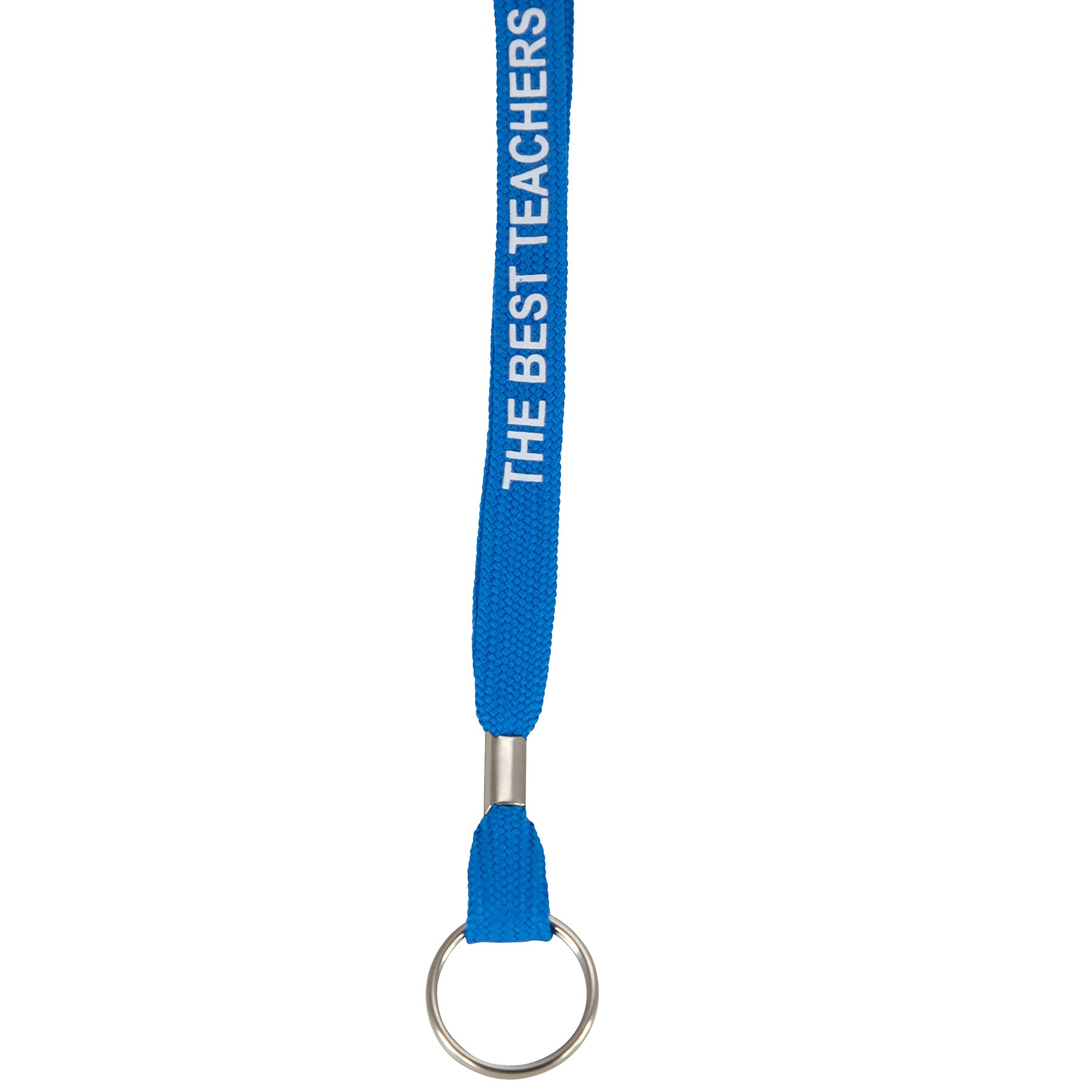 Teacher Lanyard, Flat Style, Ring