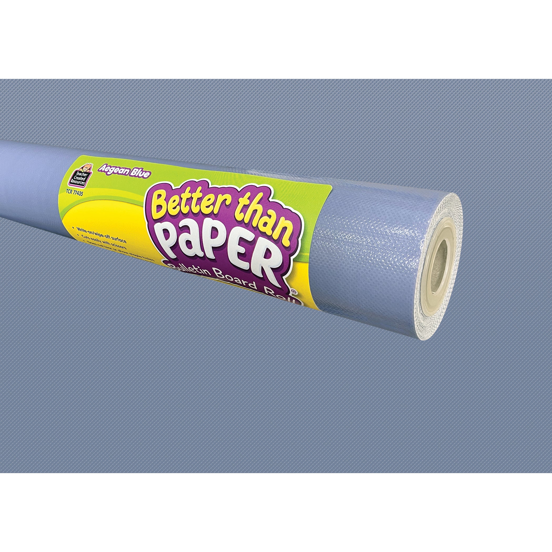 Better Than Paper® Bulletin Board Roll, 4' x 12', Aegean Blue, 4 Rolls