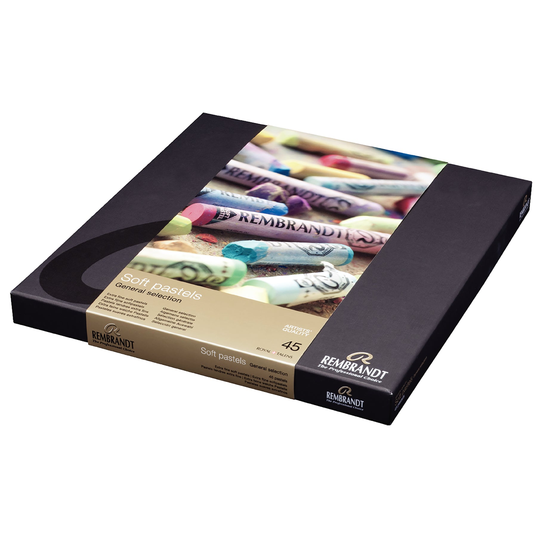 Soft Pastel Cardboard Box Set, General Selection, 45 Full Sticks