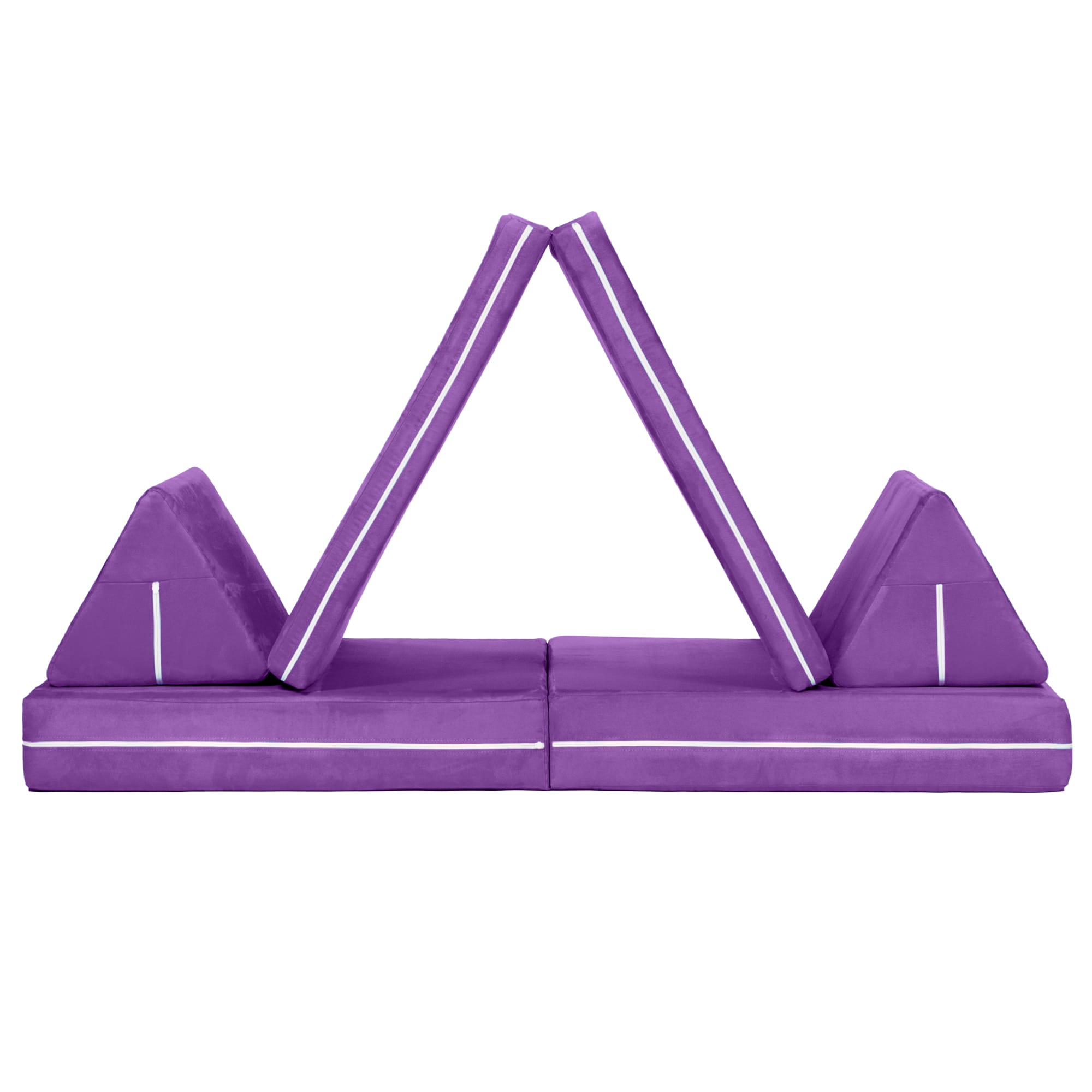 Jaxx Zipline Playscape Imaginative Furniture Playset for Creative Kids, Original Set, Grape