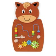 Horse Activity Wall Panel - Toddler Activity Center