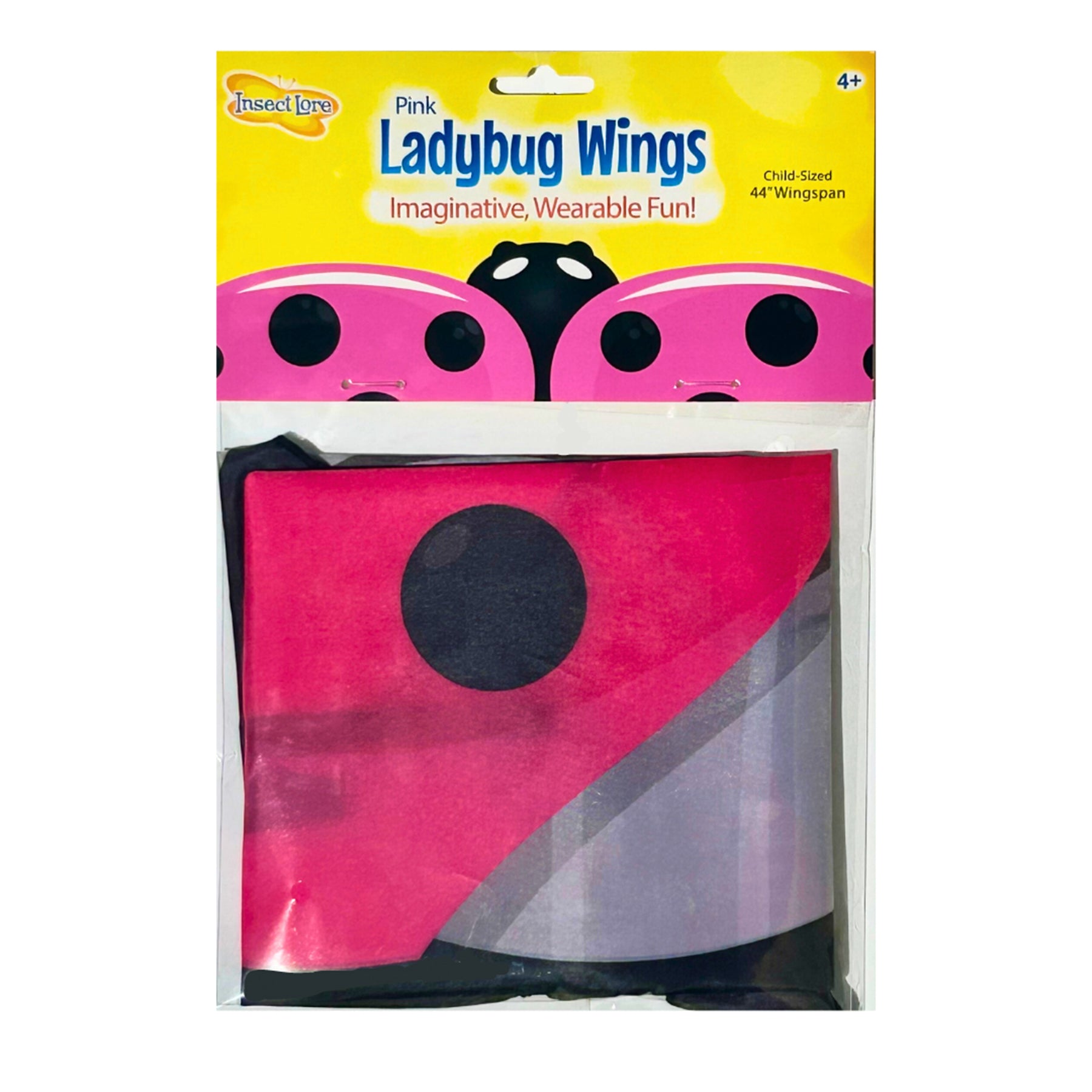 Pink Ladybug Dress-Up Wings