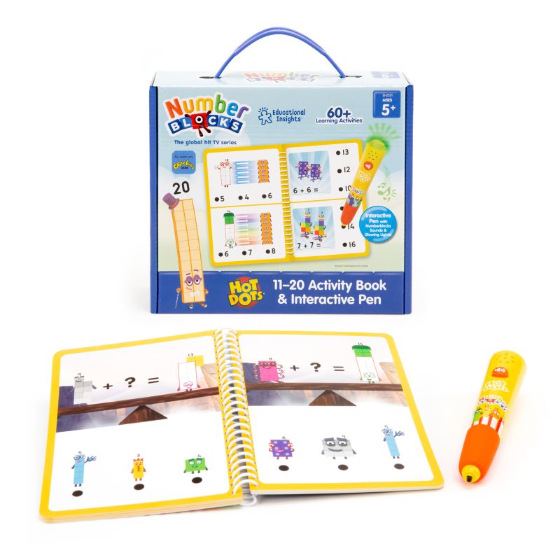 Hot Dots Numberblocks® 11-20 Activity Book