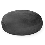 Jaxx 6 Foot Cocoon - 2-in-1 Convertible Bean Bag Bed & Large Bean Bag Chair for Adults, Black