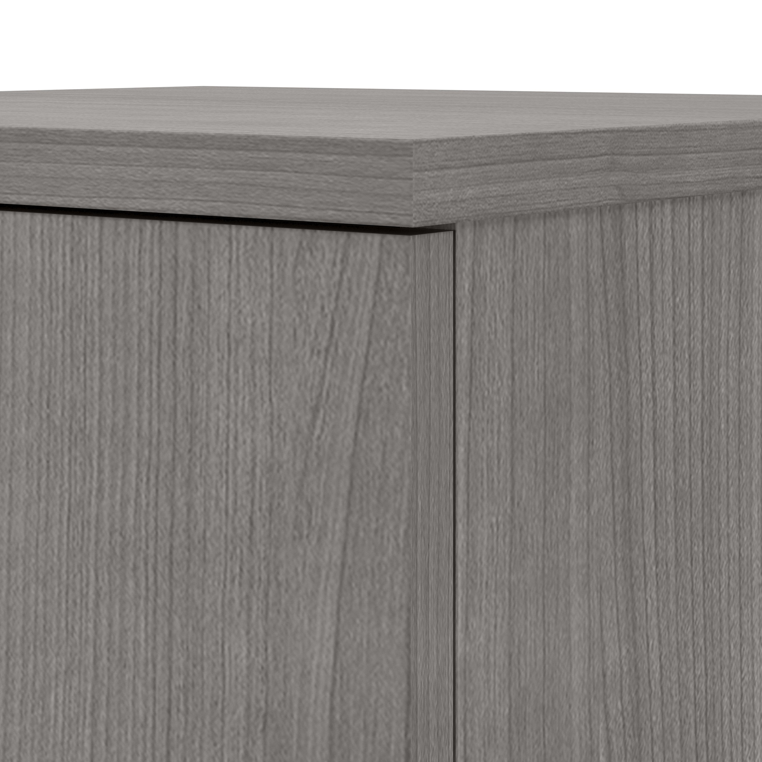 Bush Business Furniture Universal Floor Storage Cabinet with Drawers in Platinum Gray - 28.35" Width x 24.69" Depth x 33.98" Height
