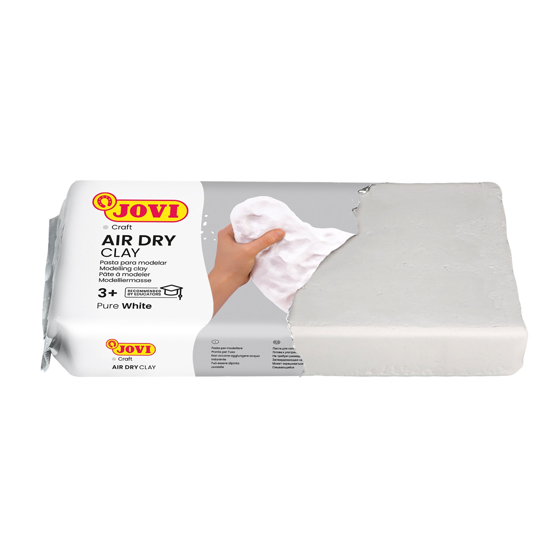 Air Dry Clay, White, 2.2lb Bar