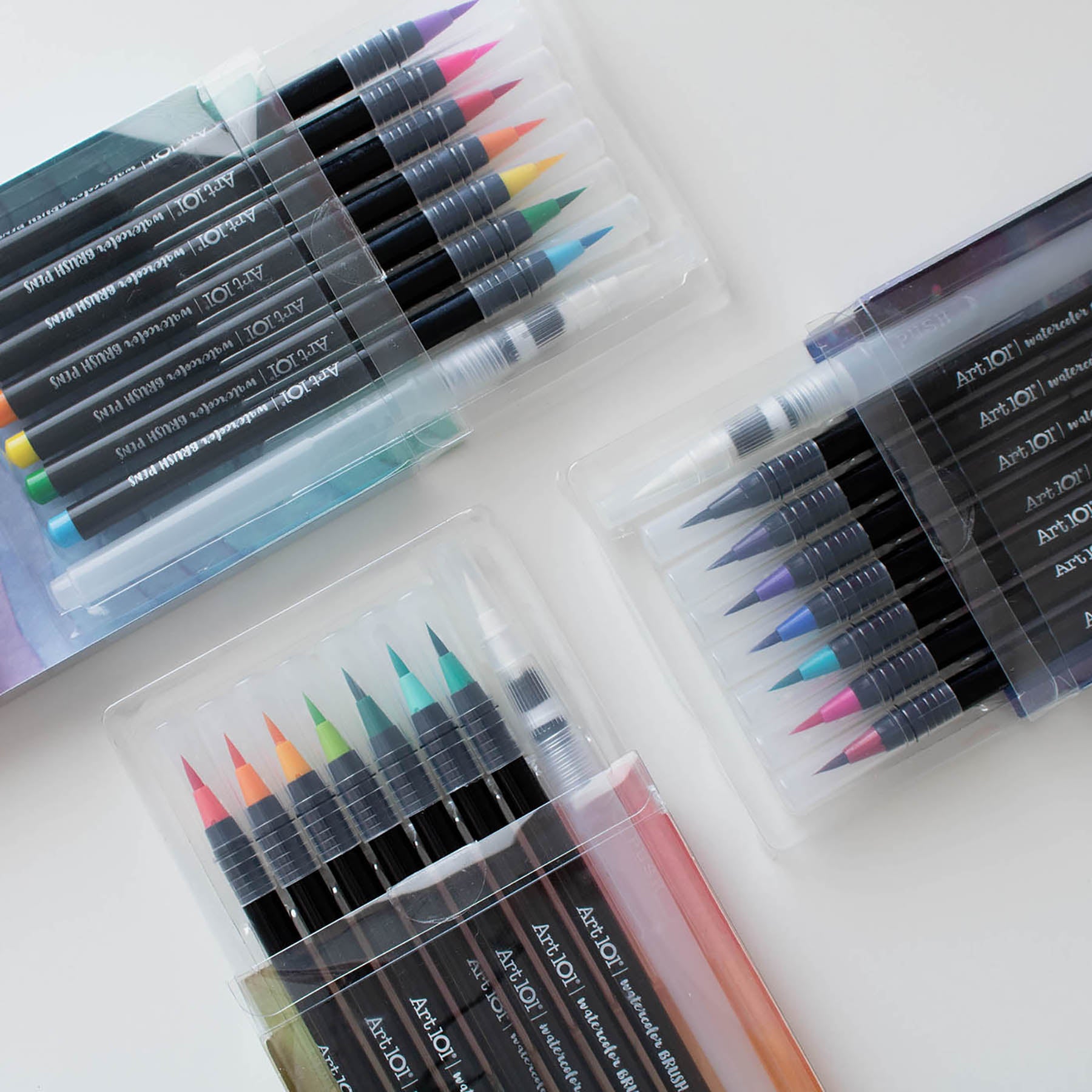 Watercolor Brush Pens, 24-Pack