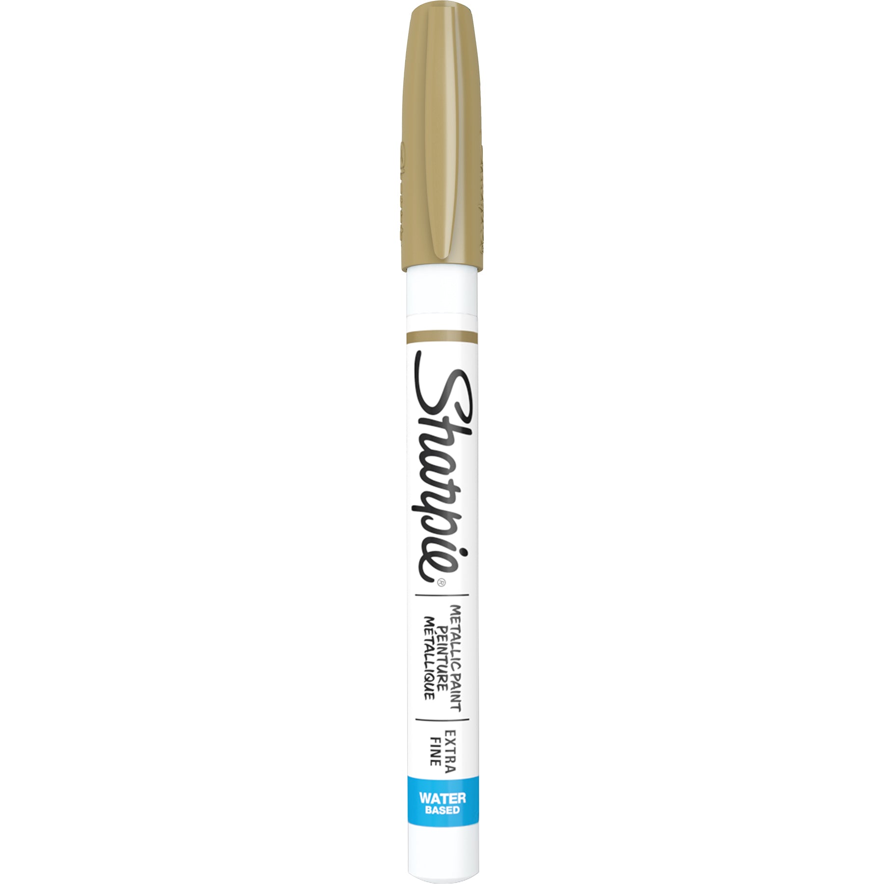 Sharpie® Water-Based Paint Markers, Extra-Fine Point, Metallic Colors, 3 Pack