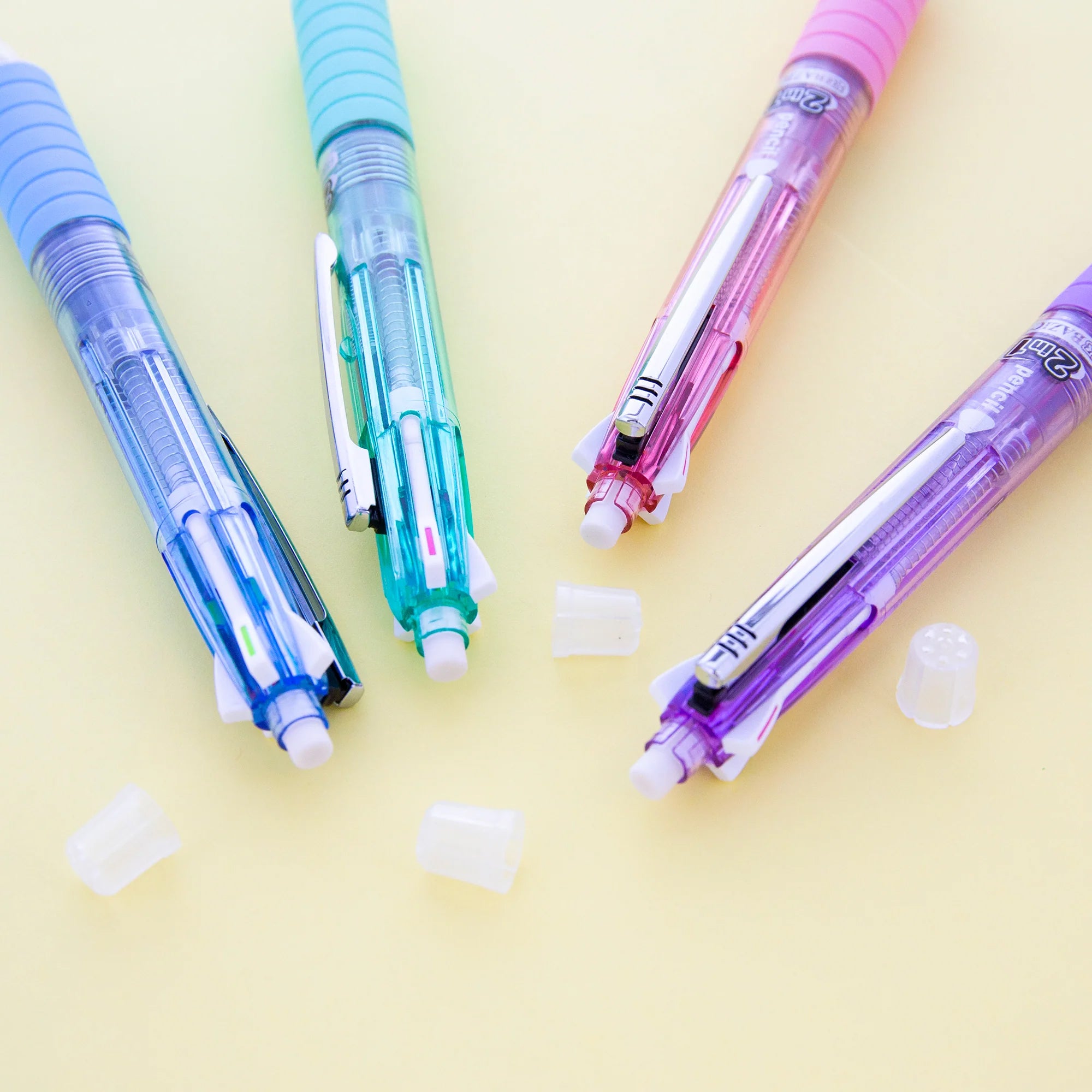 2-In-1 Mechanical Pencil & 4-Fashion Color Pen with Grip