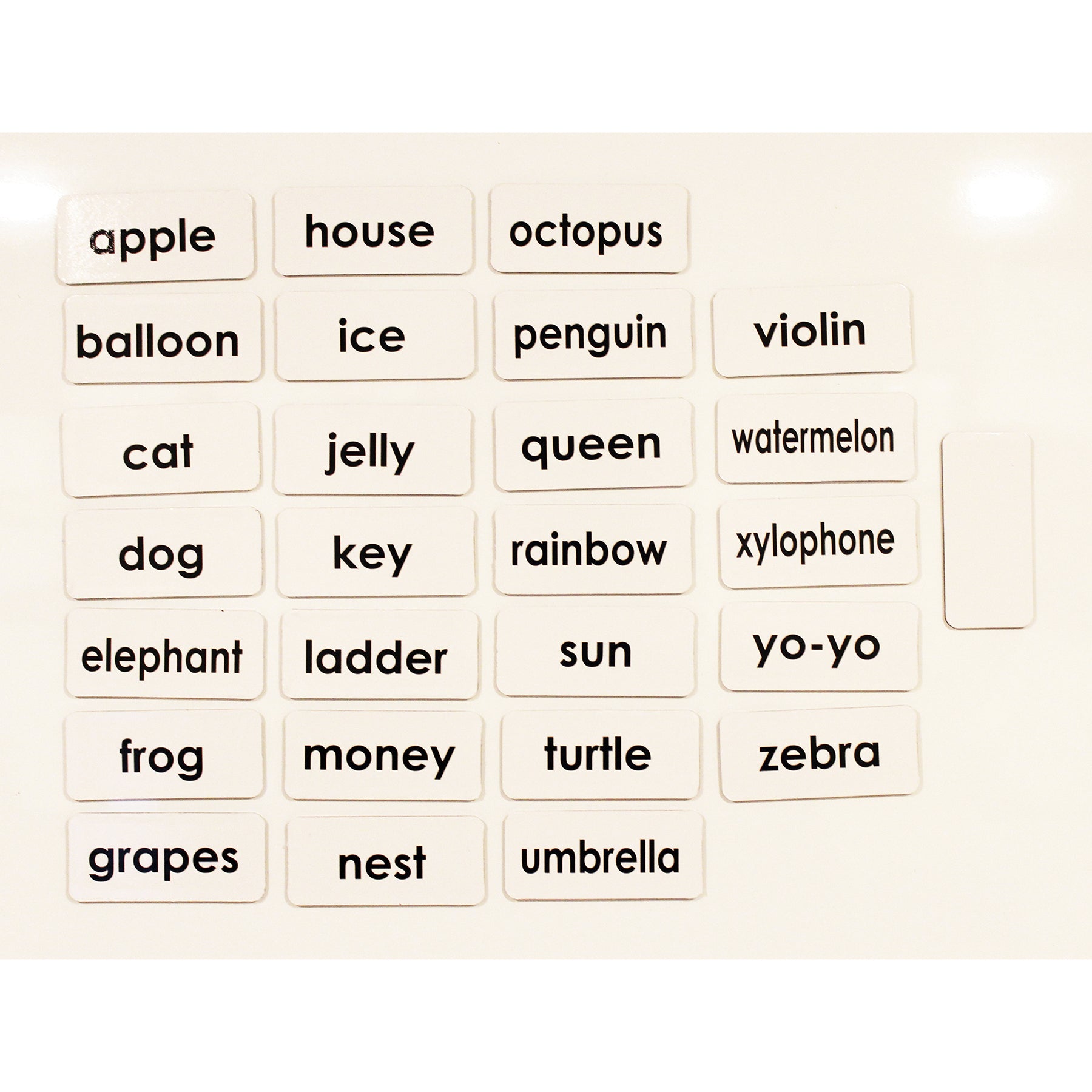 ABC Picture Words Double-Sided Magnets, 27 Pieces