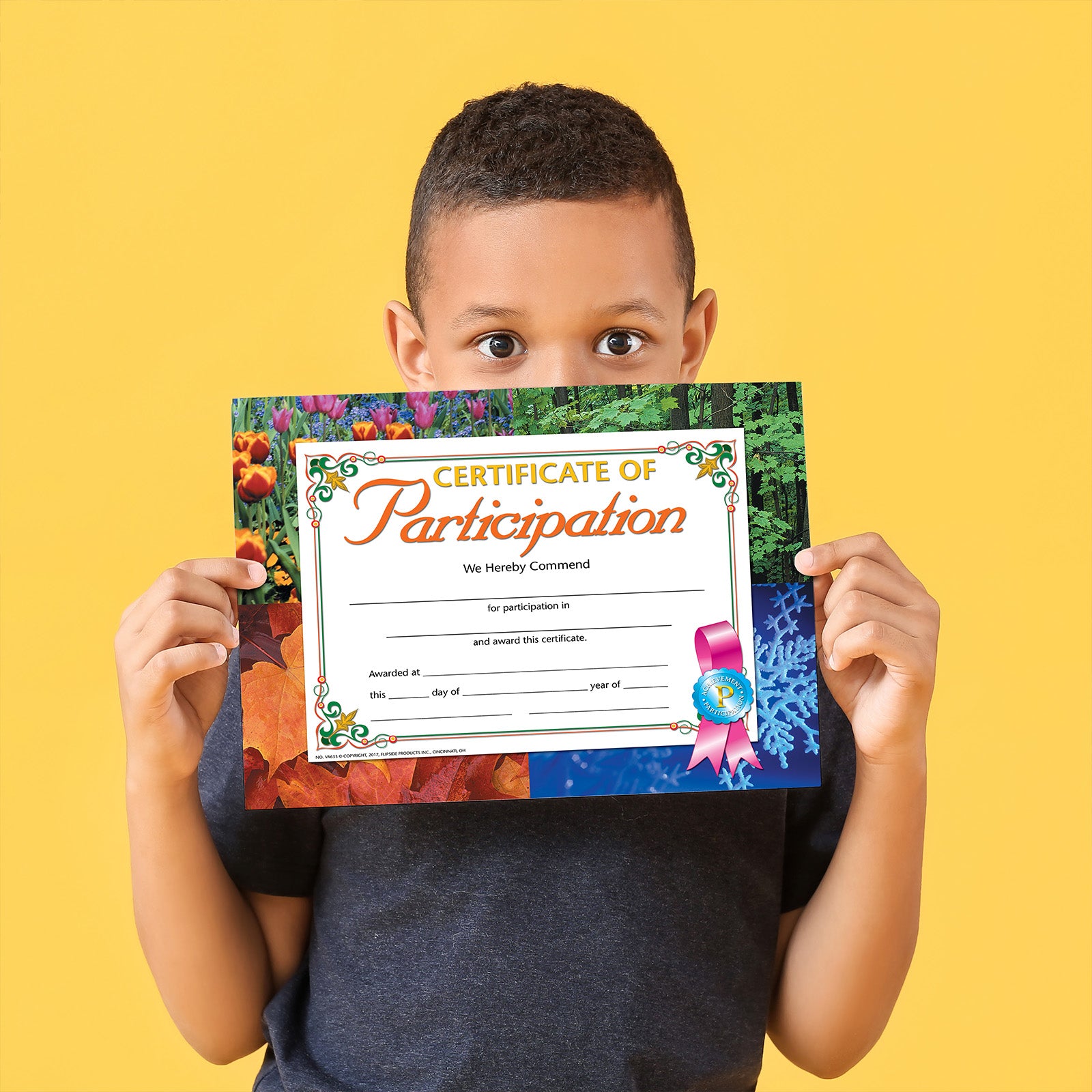 Certificate of Participation, 8.5" x 11", Pack of 30