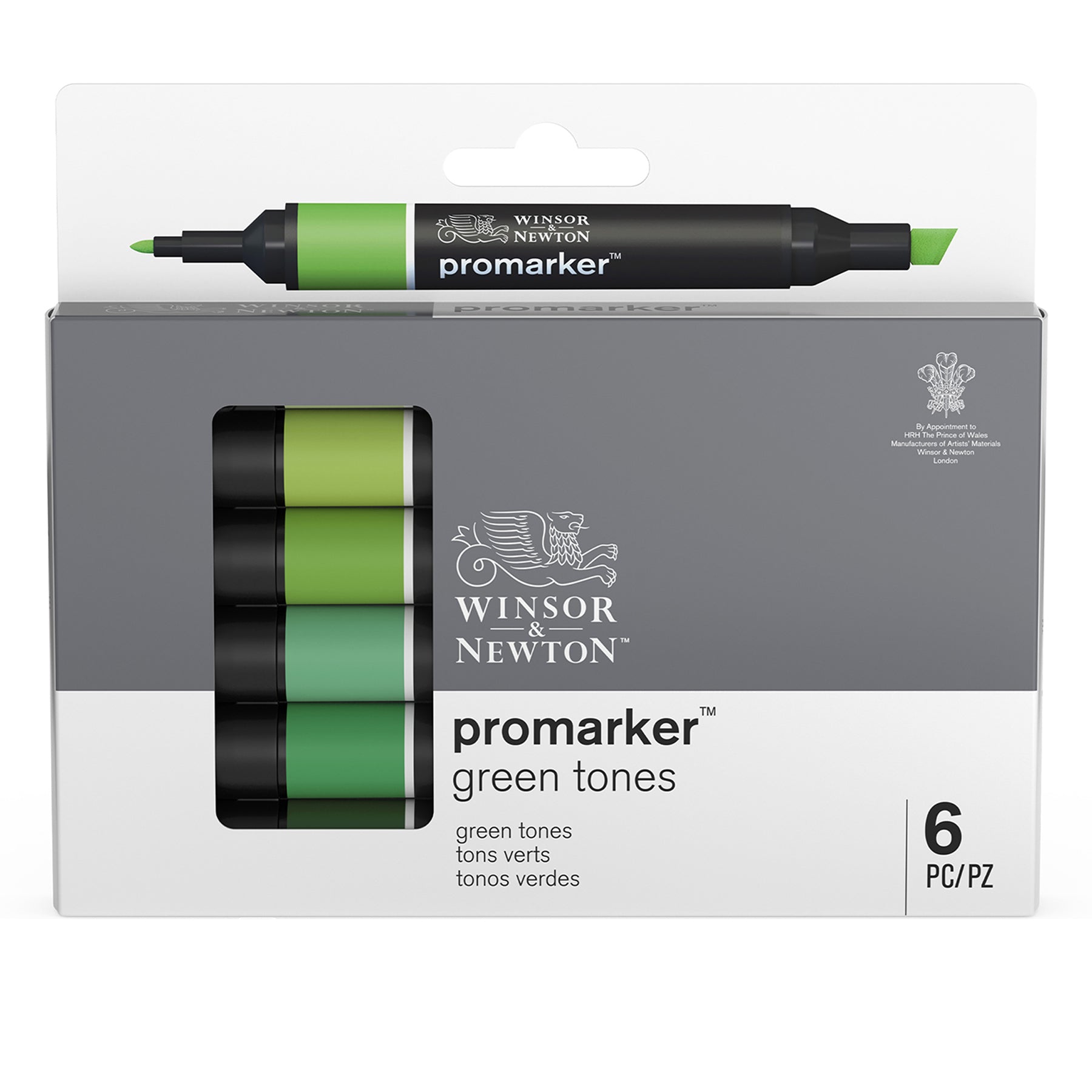 WN ProMarker 6 Green Tones