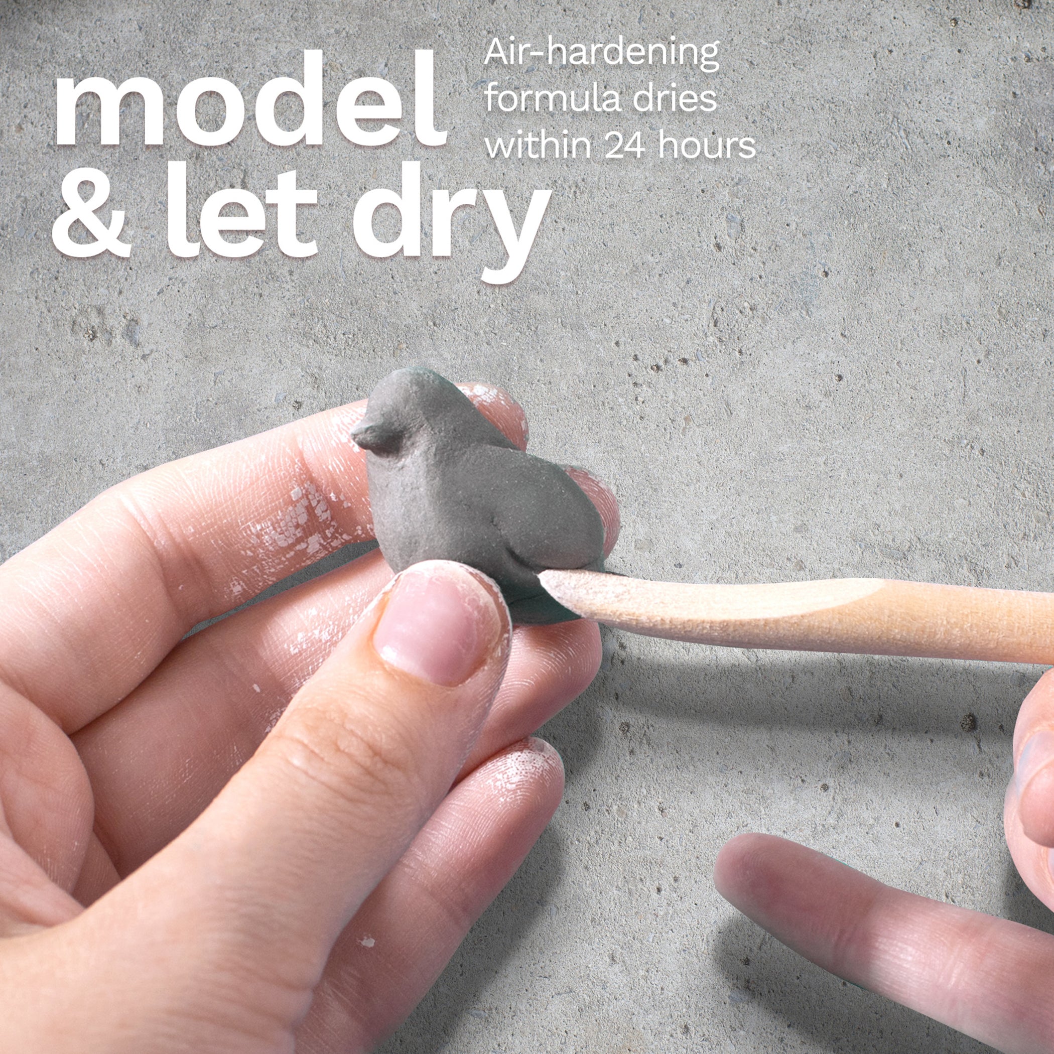 Modeling Clay Air Hardening, Stone, 2.2lb