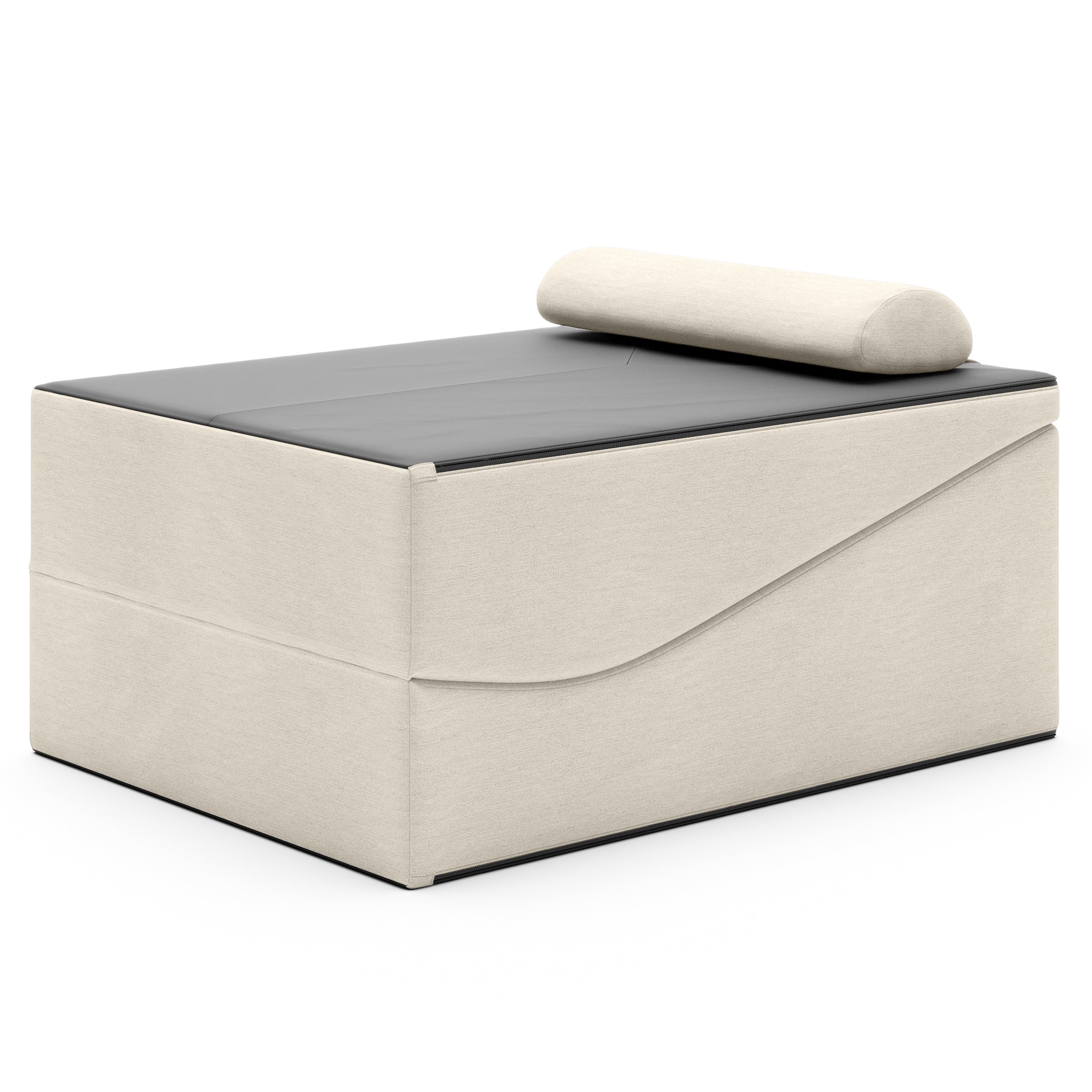 Jaxx Clermont Sun Lounger - Luxurious Waterproof Poolside Lounge & Outdoor Chaise - Sunbrella Granite