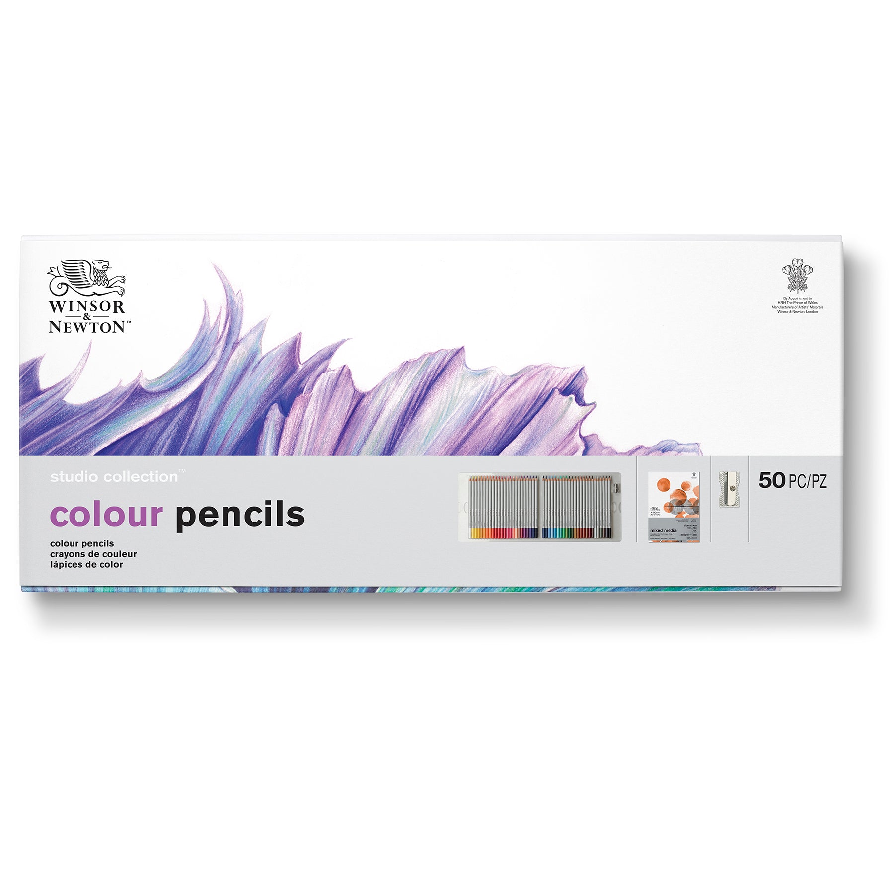 WN Studio Collection Colour Pencil Box Set - 50pc