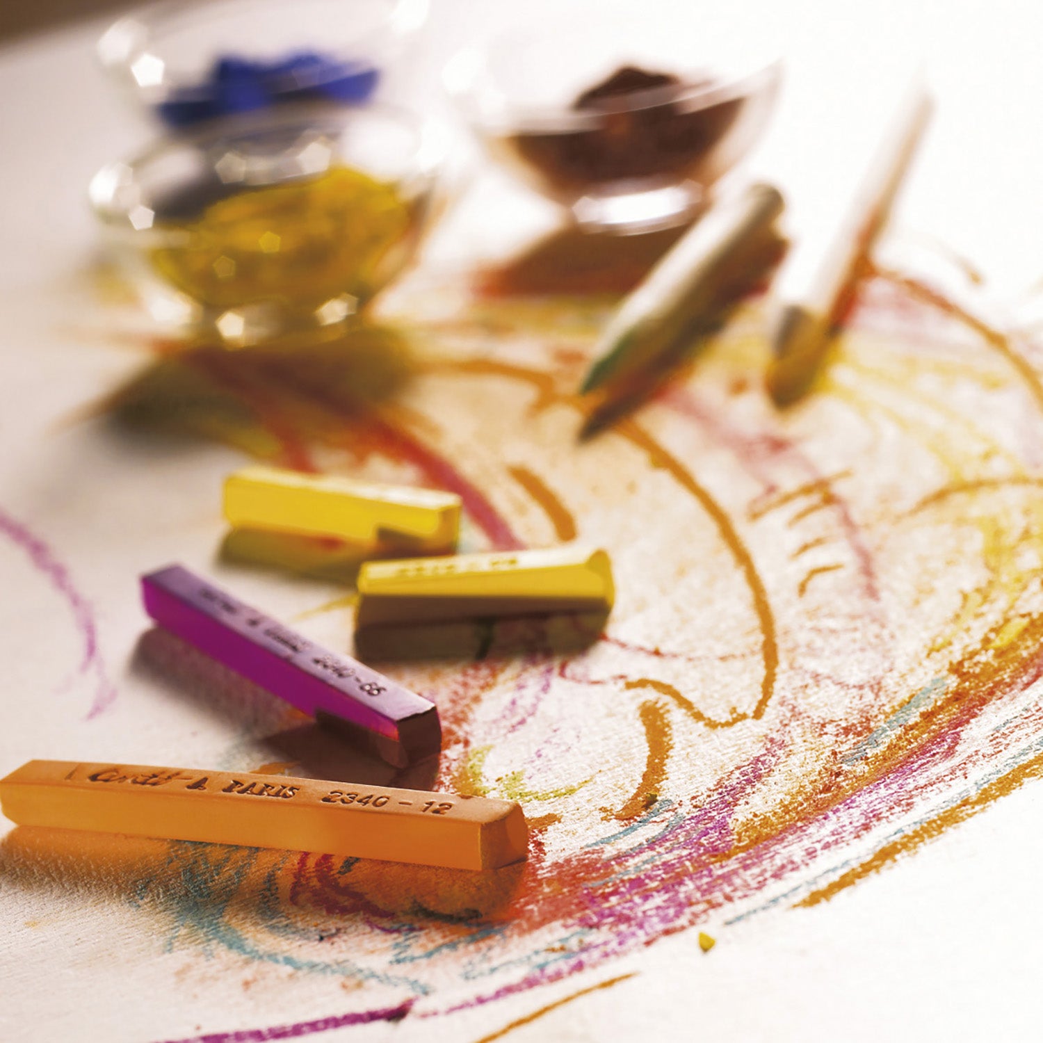 Carrés Couleurs Colour Crayons, Portrait, Set of 12
