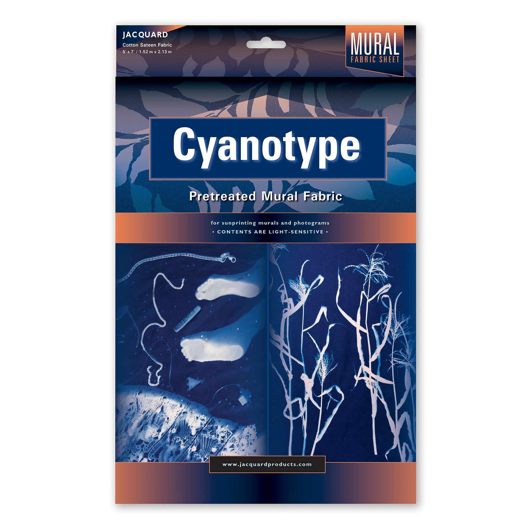 JAC. CYANO. TRT MURAL 60" X 84"