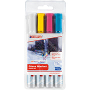 edding 95 Glass Marker - Set of 4 - Light
