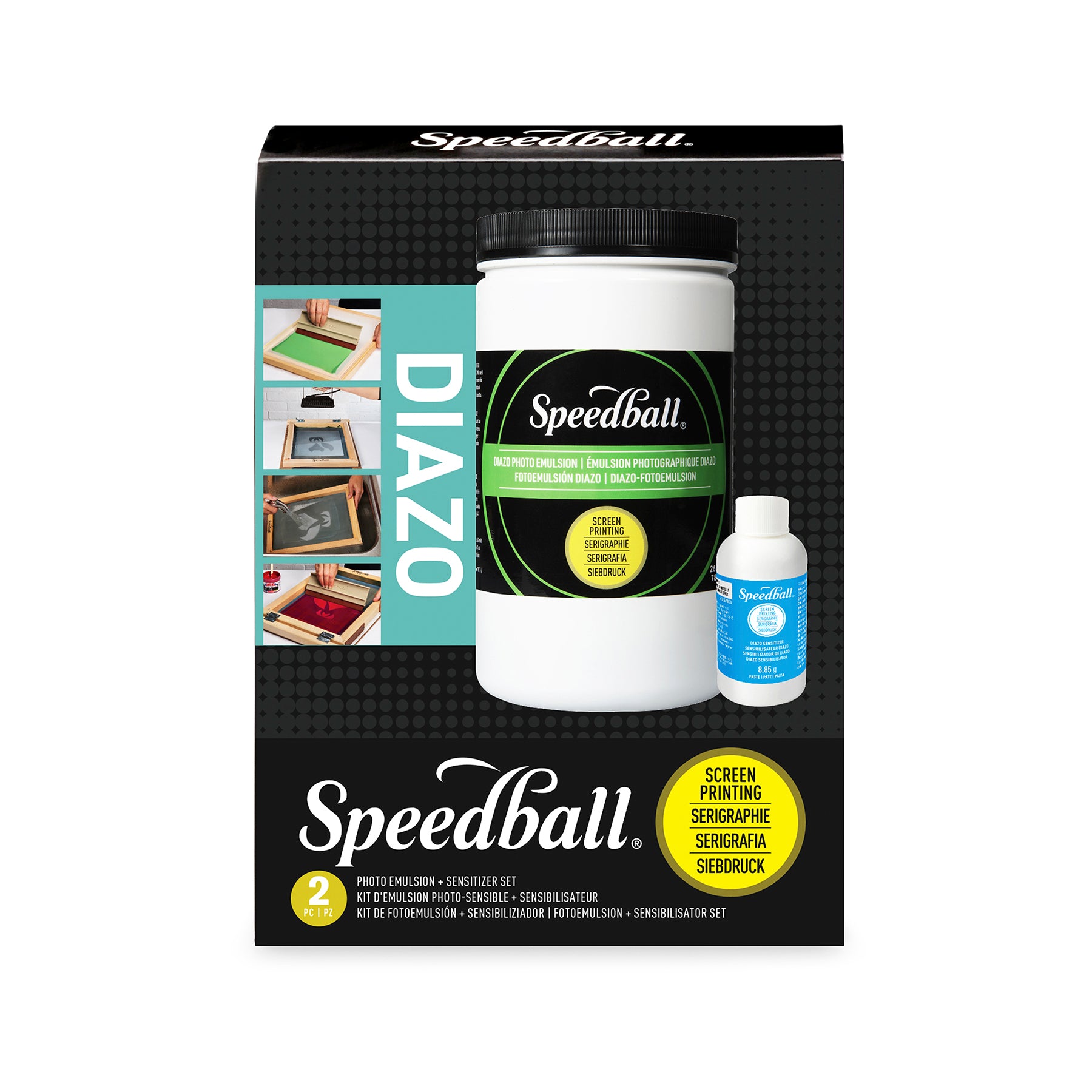Speedball® Screen Printing Photo Emulsion + Sensitizer Set