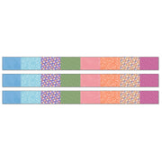 Crafty and Cool Patchwork Straight Bulletin Board Borders, 36 Feet Per Pack, 3 Packs