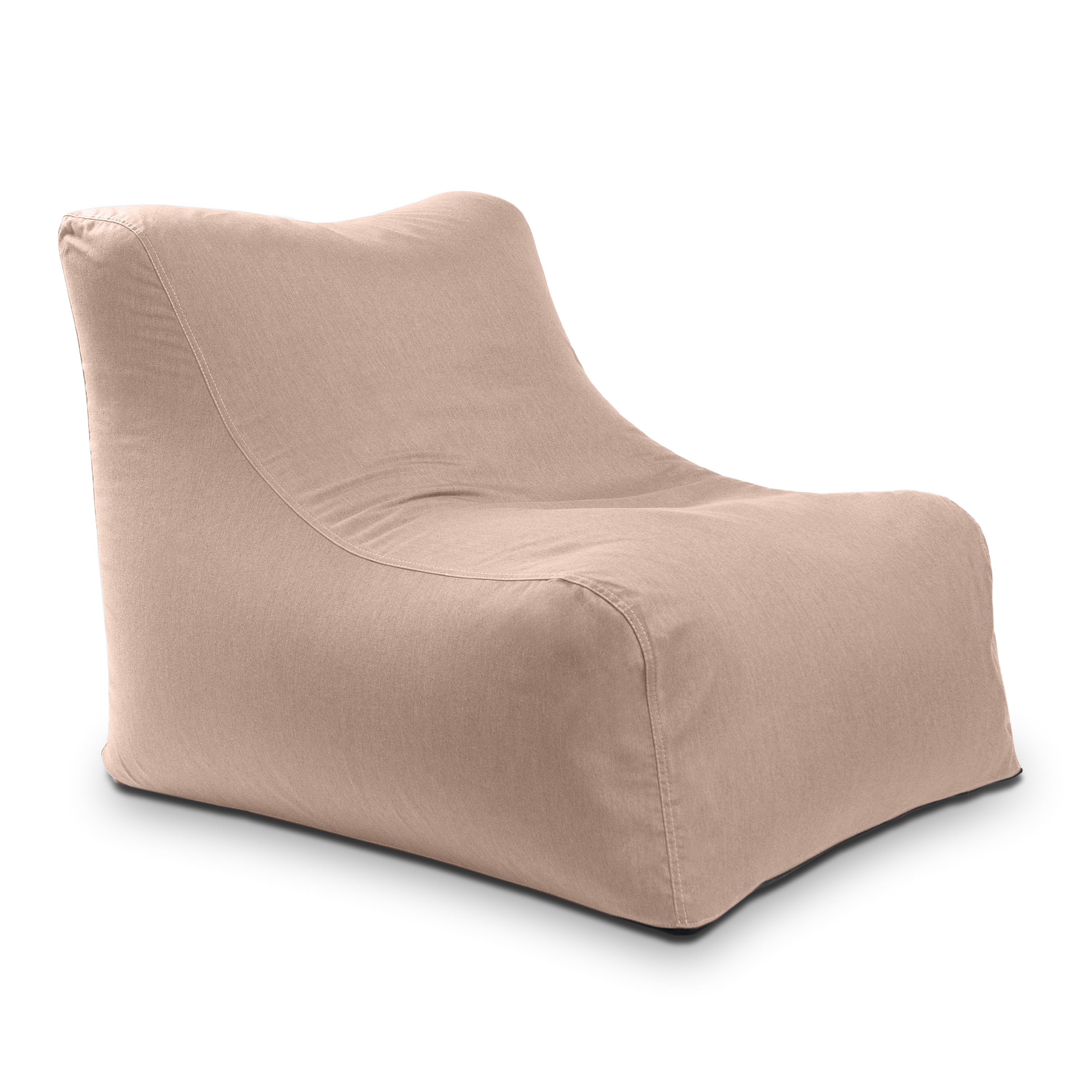 Jaxx Ponce Outdoor Bean Bag Chair - Weather Resistant Patio and Poolside Lounge Seating, Petal