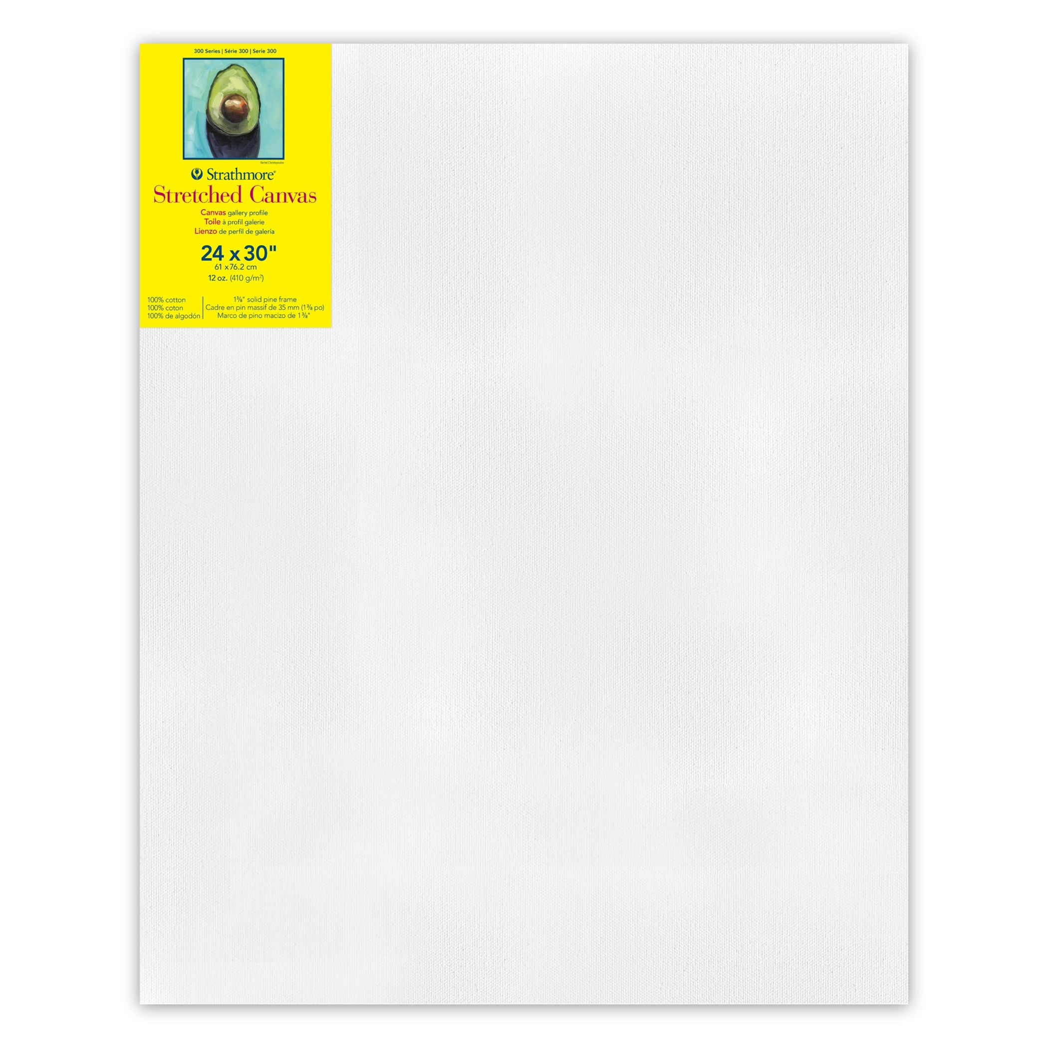 300 Series Gallery Stretched Canvas, 24x30 inch