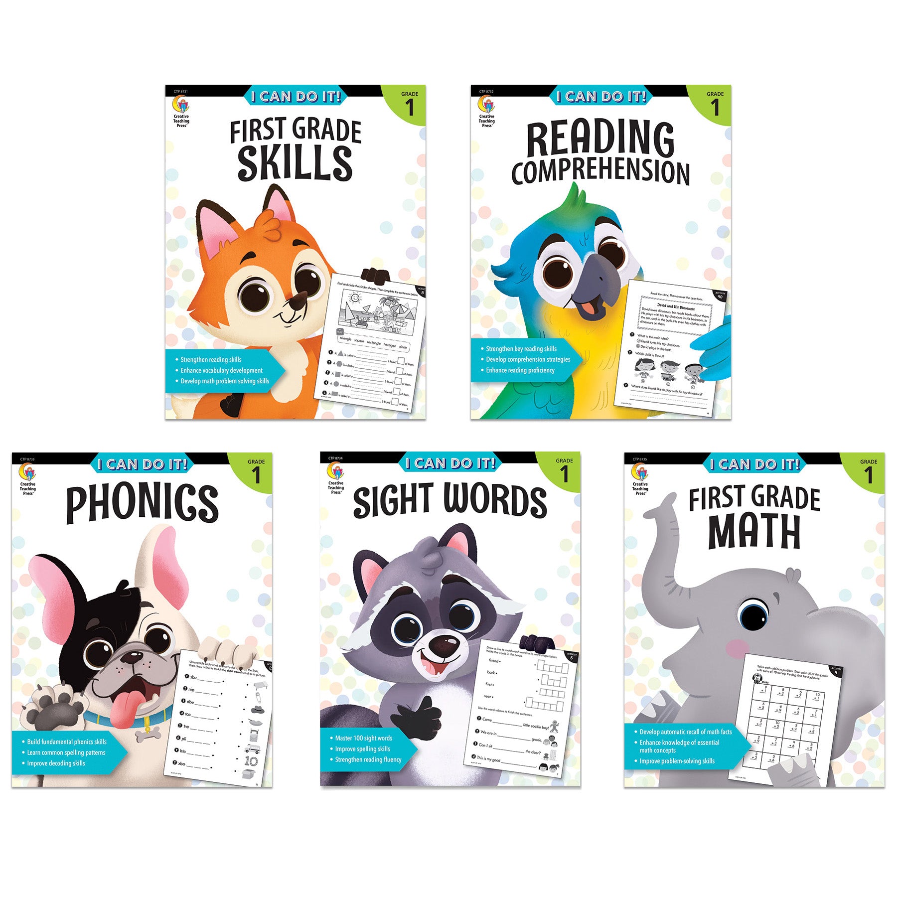 I Can Do It! 1st Grade Skills Workbook