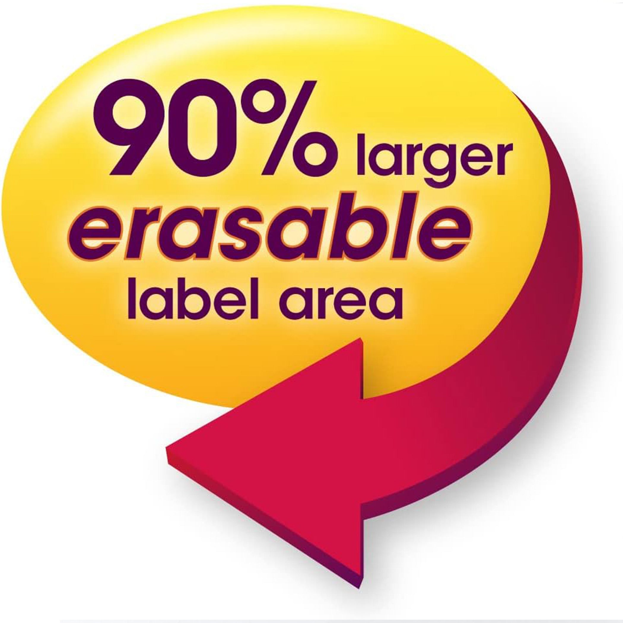 Erasable SuperTab® File Folder Labels, White, 160 Labels