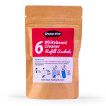 Refillable Dry Erase Board Cleaner Sachets, Pack of 6