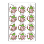 Right On!/Pineapple Scented Stickers, Pack of 24