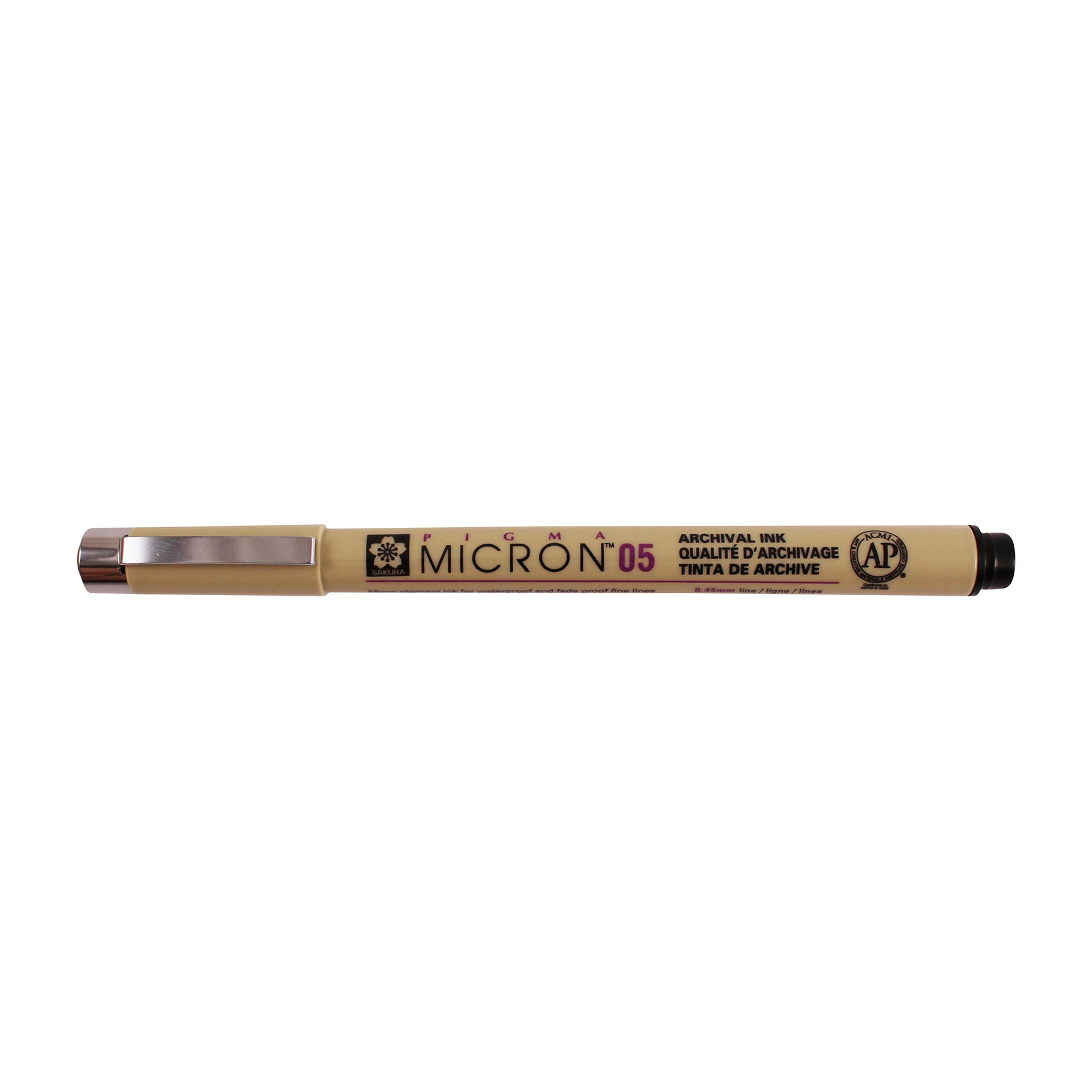 Pigma Micron Pen, Black, 0.45mm Size 05