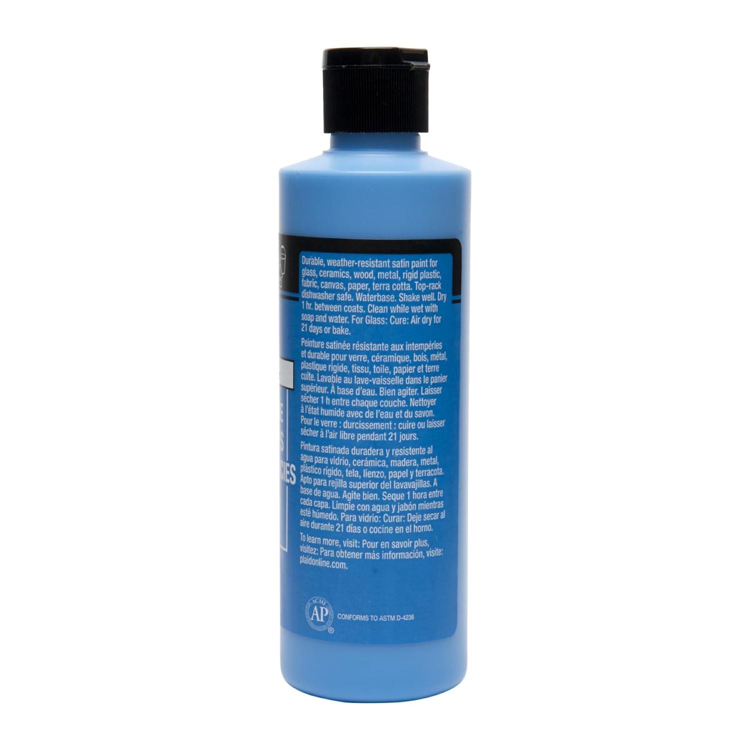 Acrylic Paint Multi-Surface Satin, 8oz., Look At Me Blue