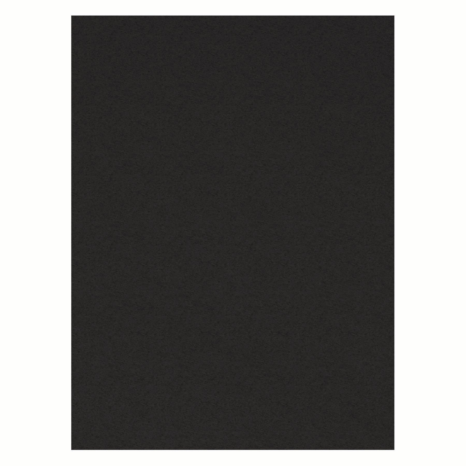 Construction Paper, Heavyweight, Black, 9" x 12", 50 Sheets