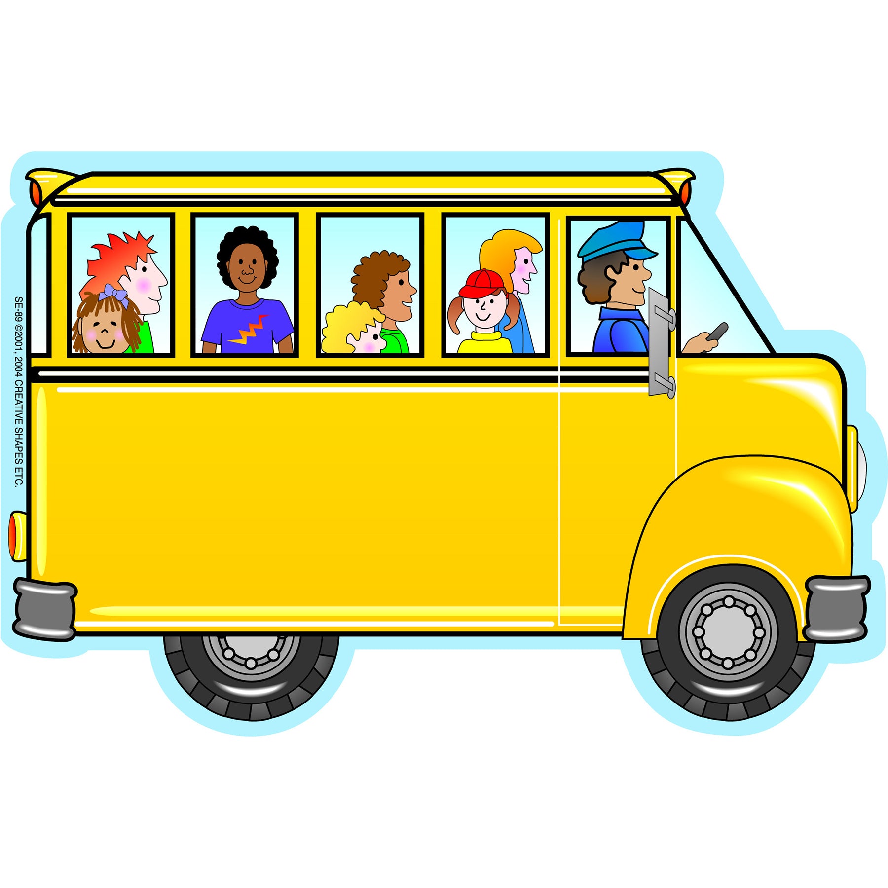 Notepad, Bus with Kids, Large, 50 Sheets