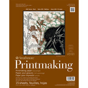 400 Series Printmaking Paper Pad, Heavyweight, Glue Binding, 15 Sheet, 11x14 inch, 1 Count