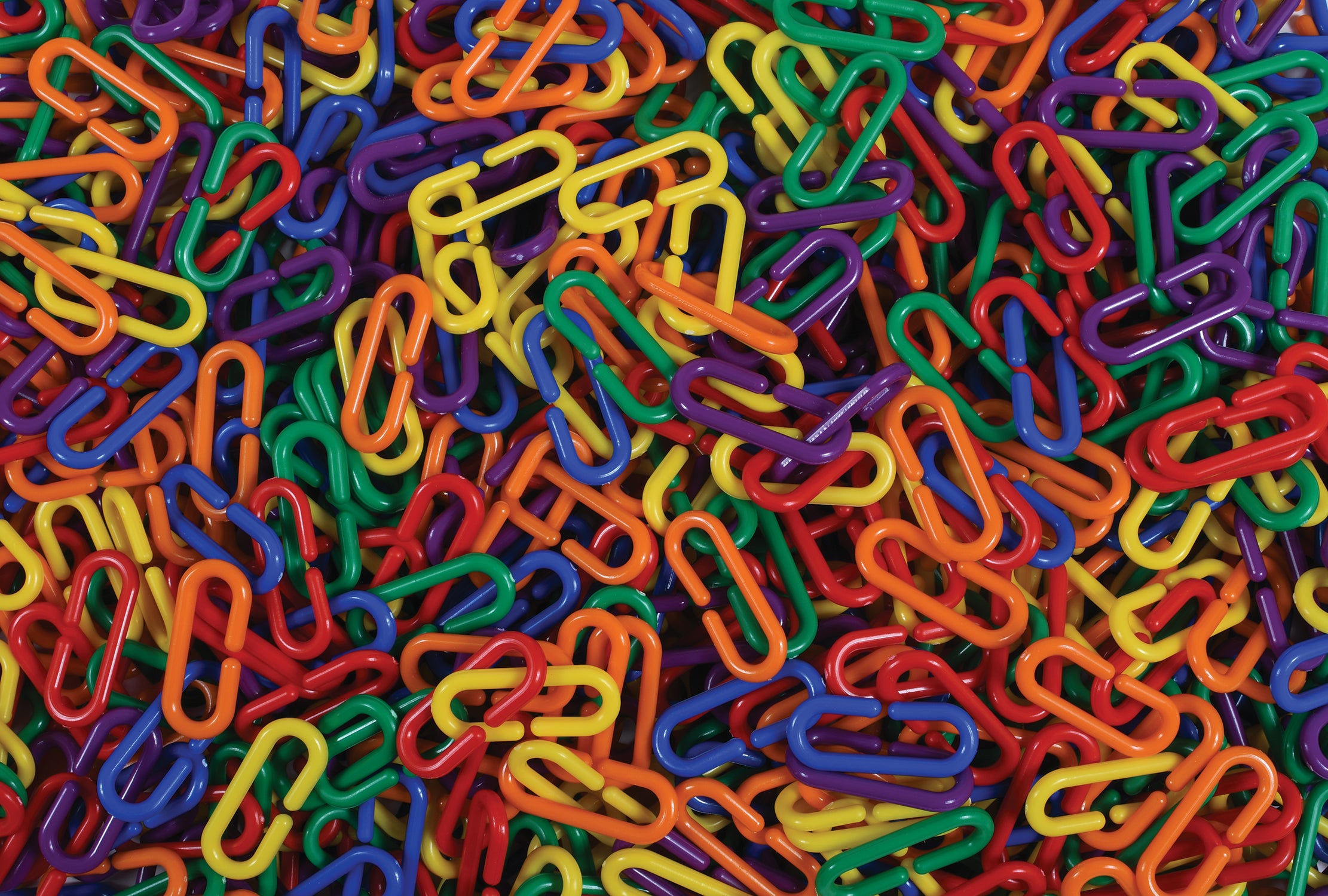 Six-Color Counting Links - Set of 1,000