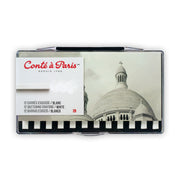 Carrés Esquisse Sketching Crayons, White 2B (2456 / 2B), Set of 12