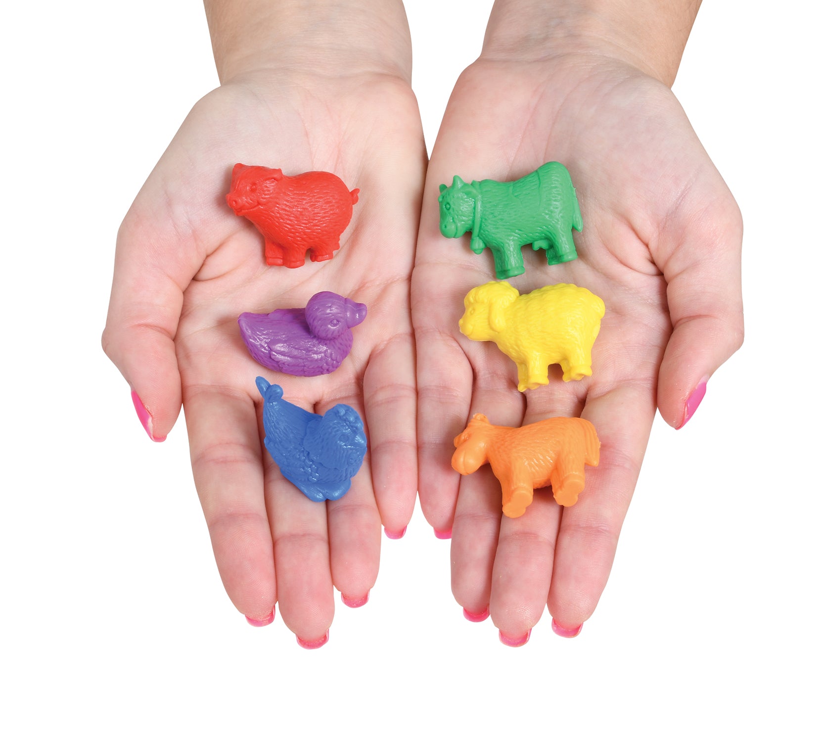 Farm Animals Counters - Set of 72