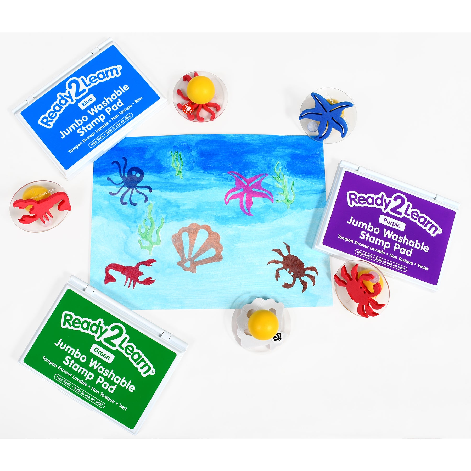 Giant Stampers - Sea Creatures - Set of 10