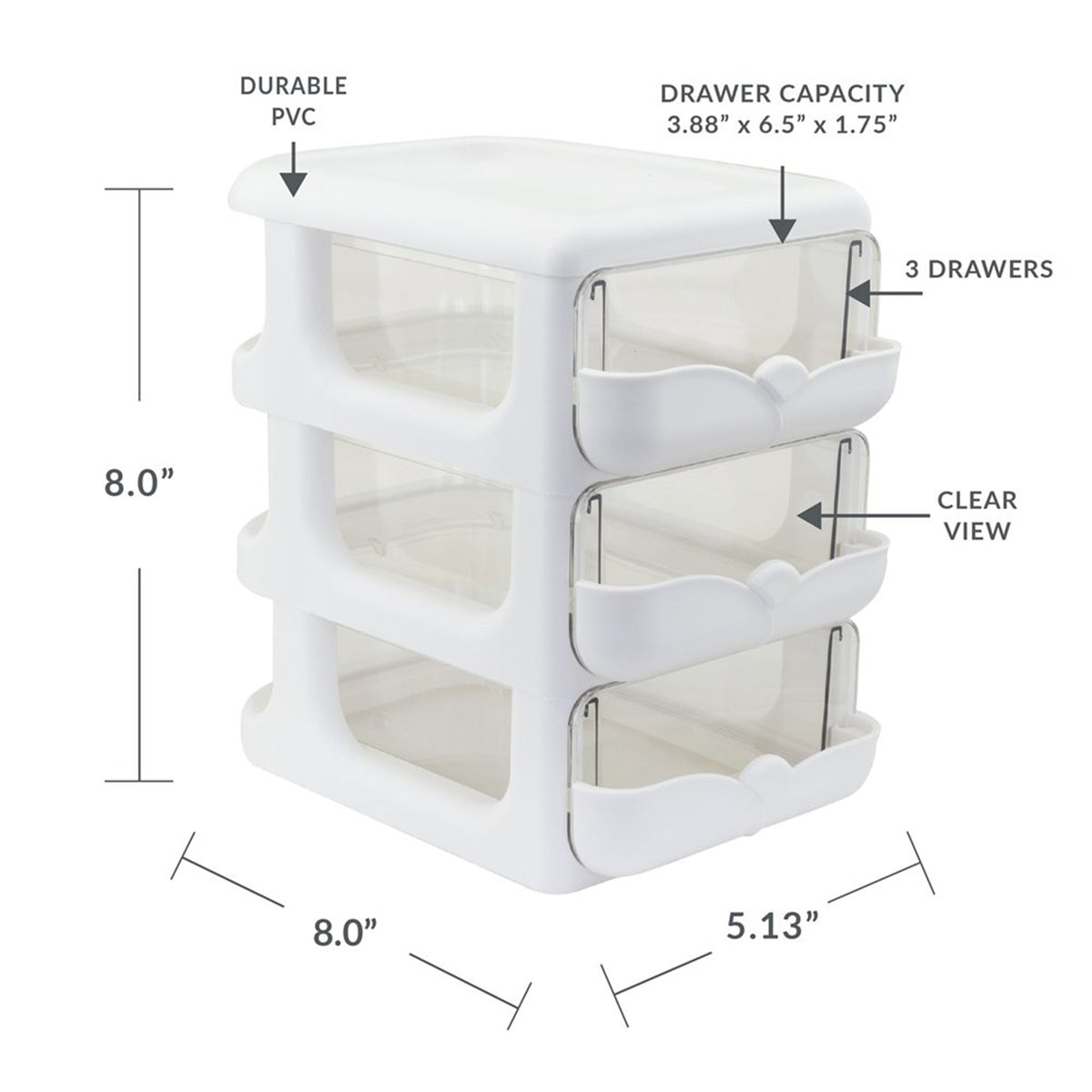 SORTOPIA 3-DRAWER NOOK ORGANIZER
