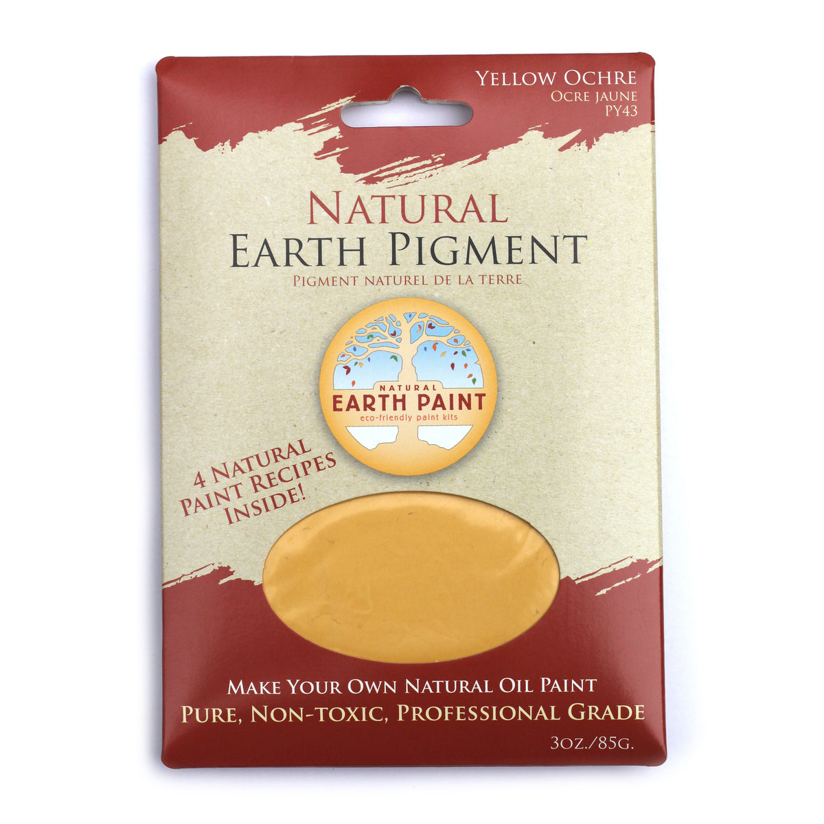 (2 EA) PIGMENT YELLOW OCHRE 3OZ
