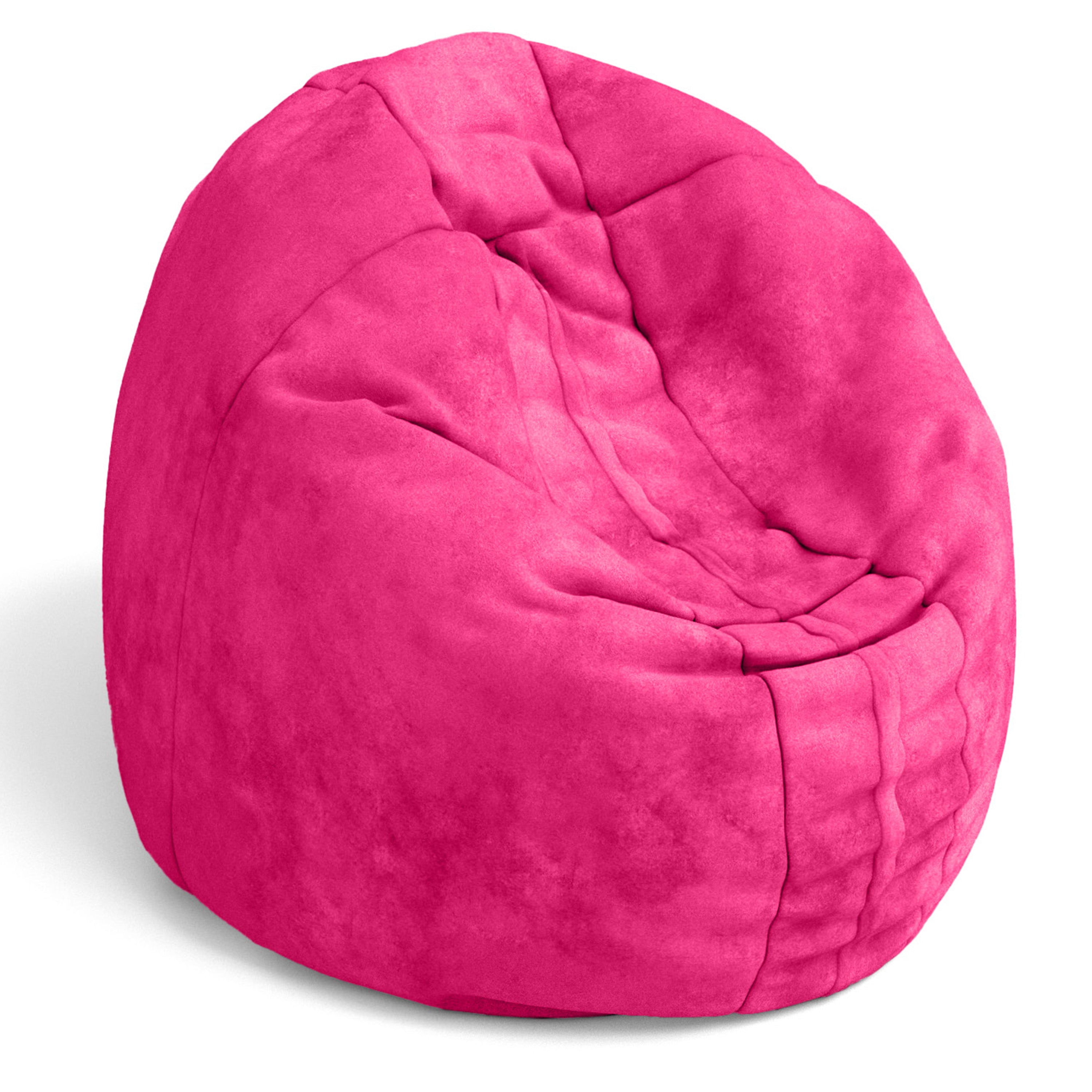 Jaxx Cocoon 4 Foot Bean Bag Chair and Crash Pad, Fuchsia