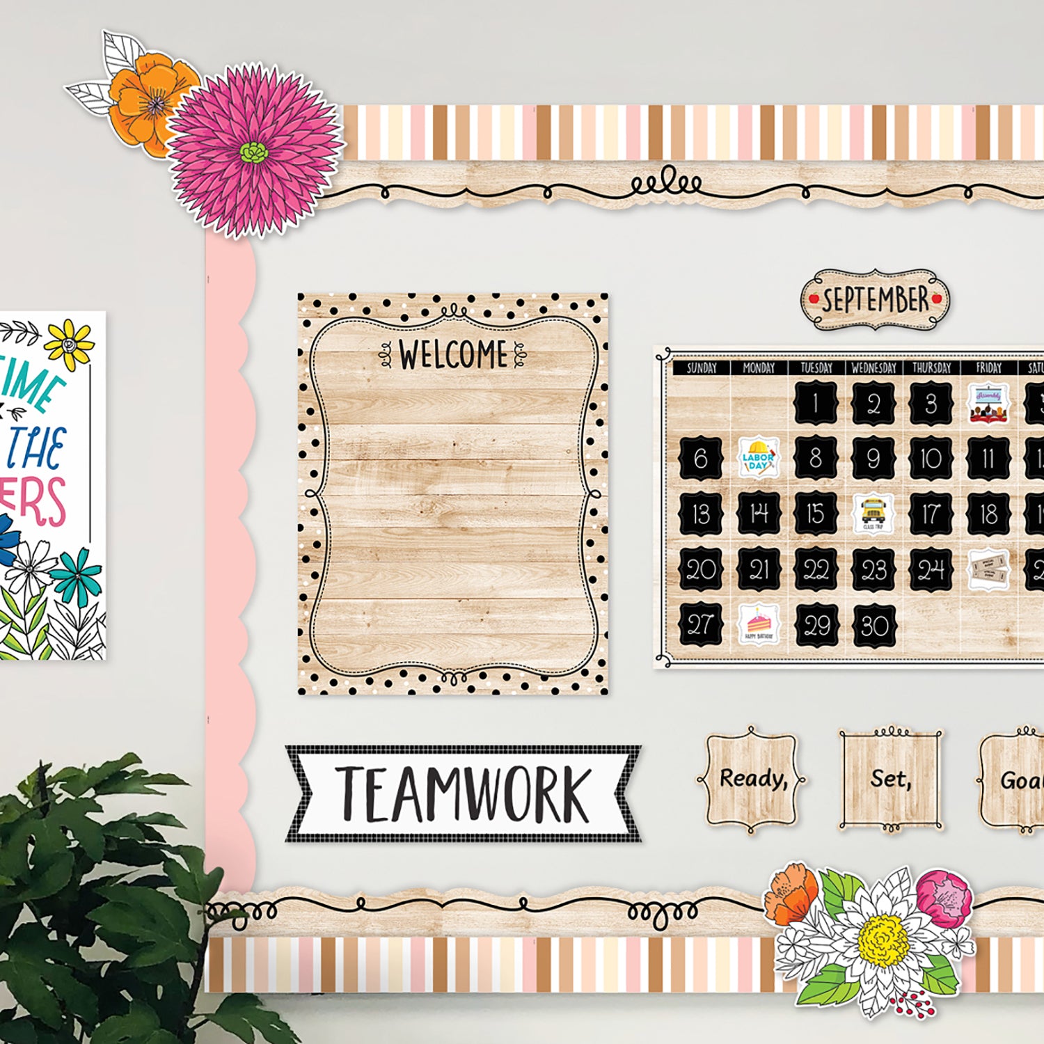 Core Decor Loop-de-Doodle on Wood EZ Border, 48 Feet